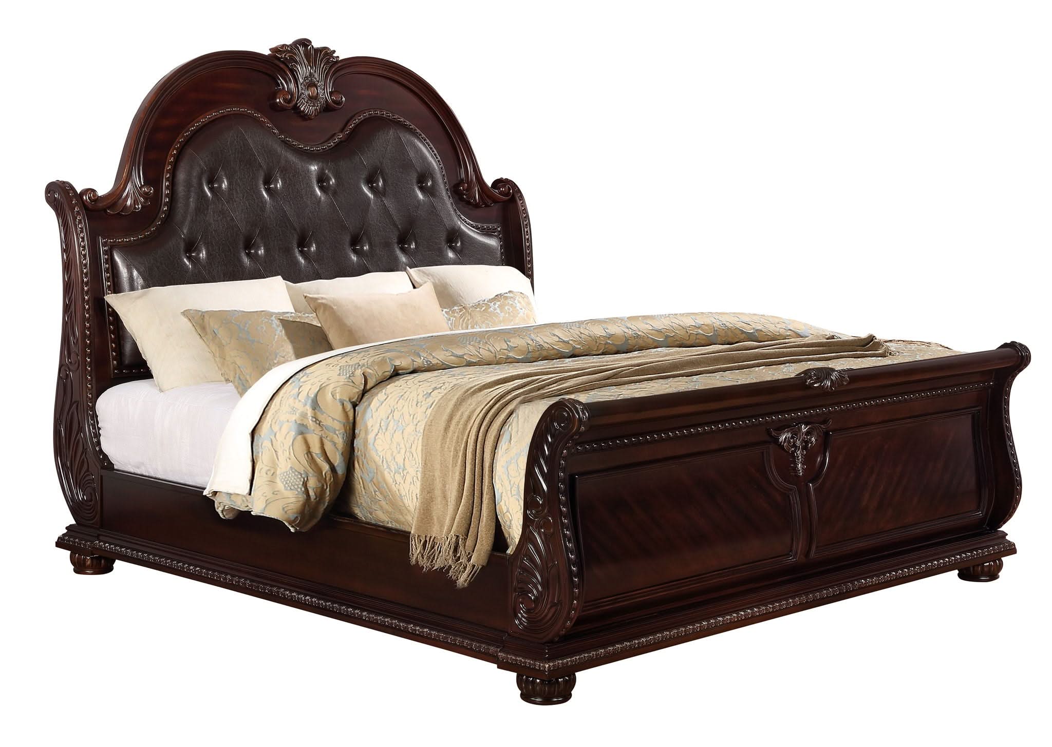 Stanley - Queen Bed - Cherry