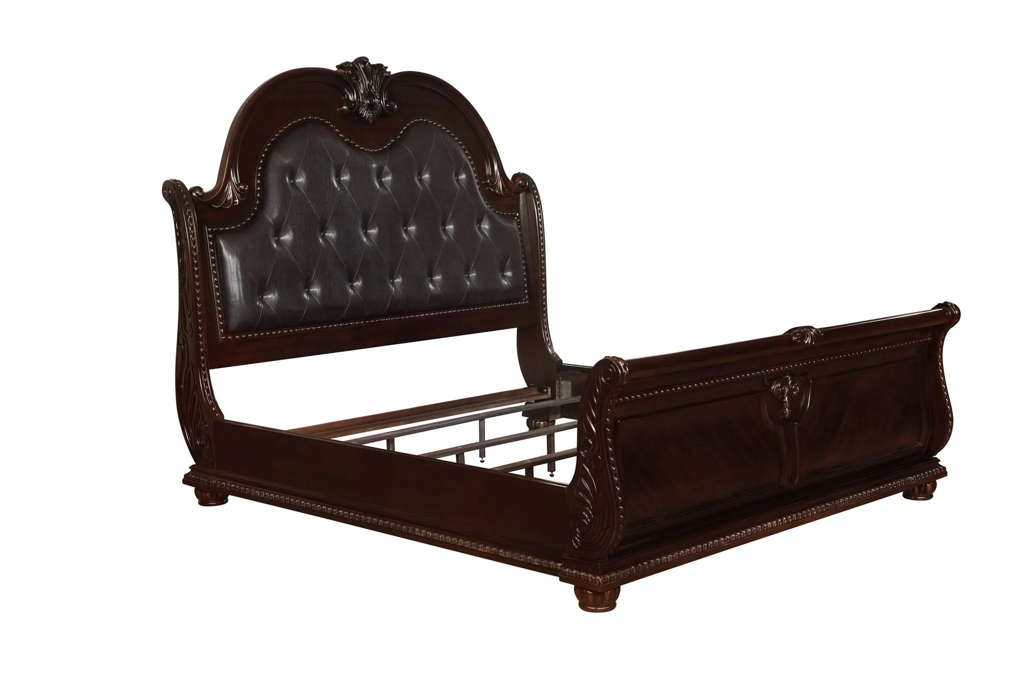 Stanley - Queen Bed - Cherry - Image 2