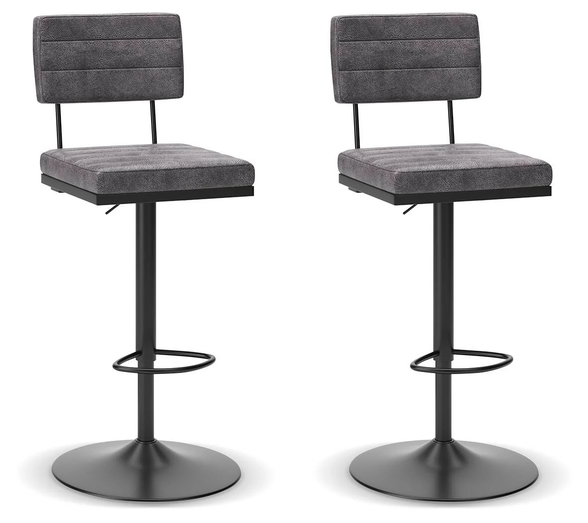 Strumford - Tall Swivel Barstool (Set of 2) - Image 4