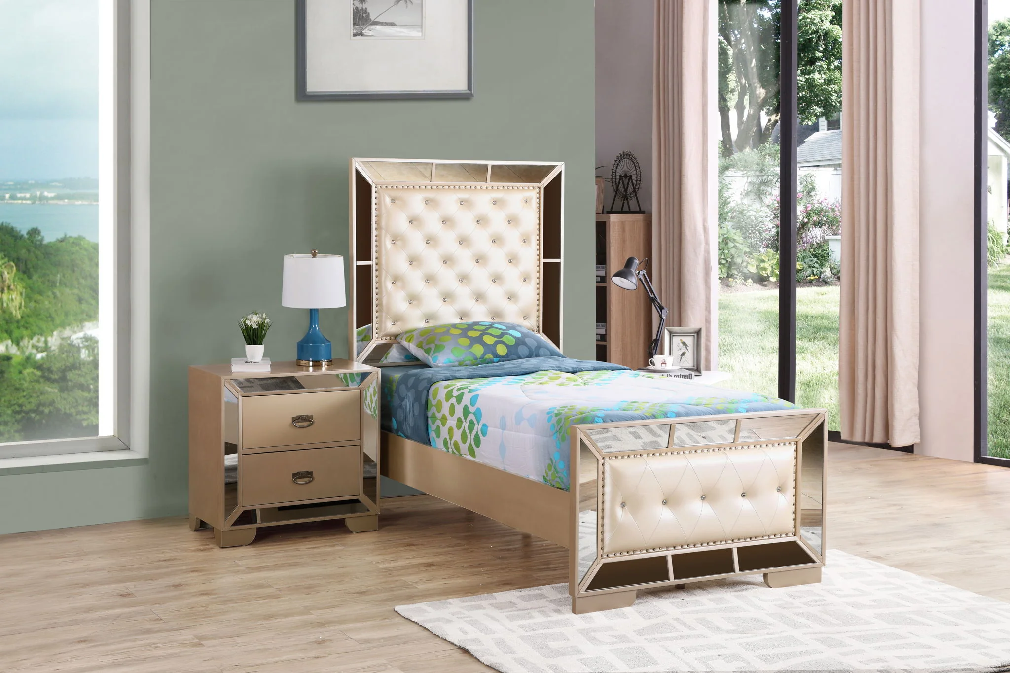 Stylish Contemporary Bed With Minimalist Design - Image 17