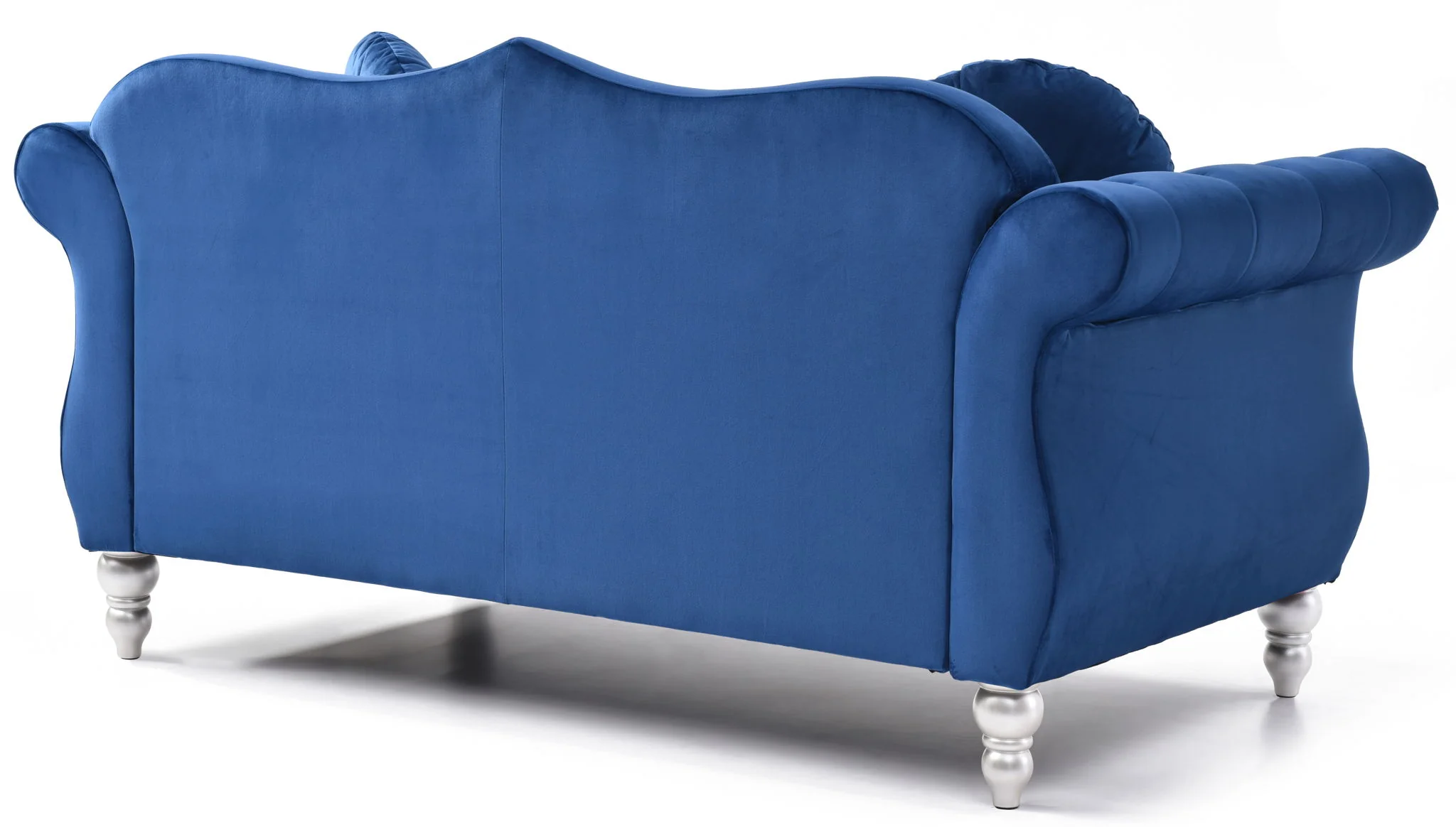Stylish Flared Arm Loveseat - Image 6