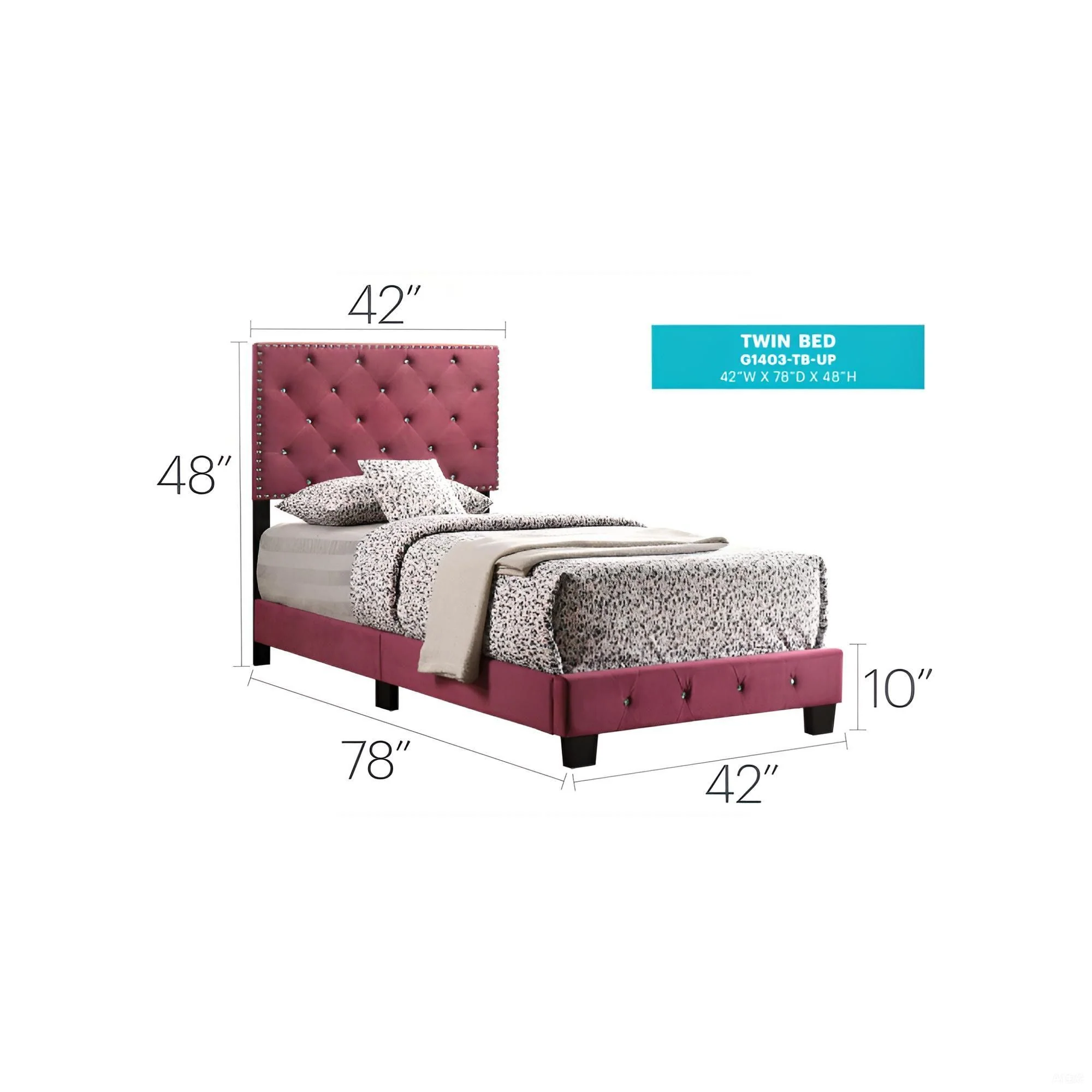 Luxurious Upholstered Bed - Image 61