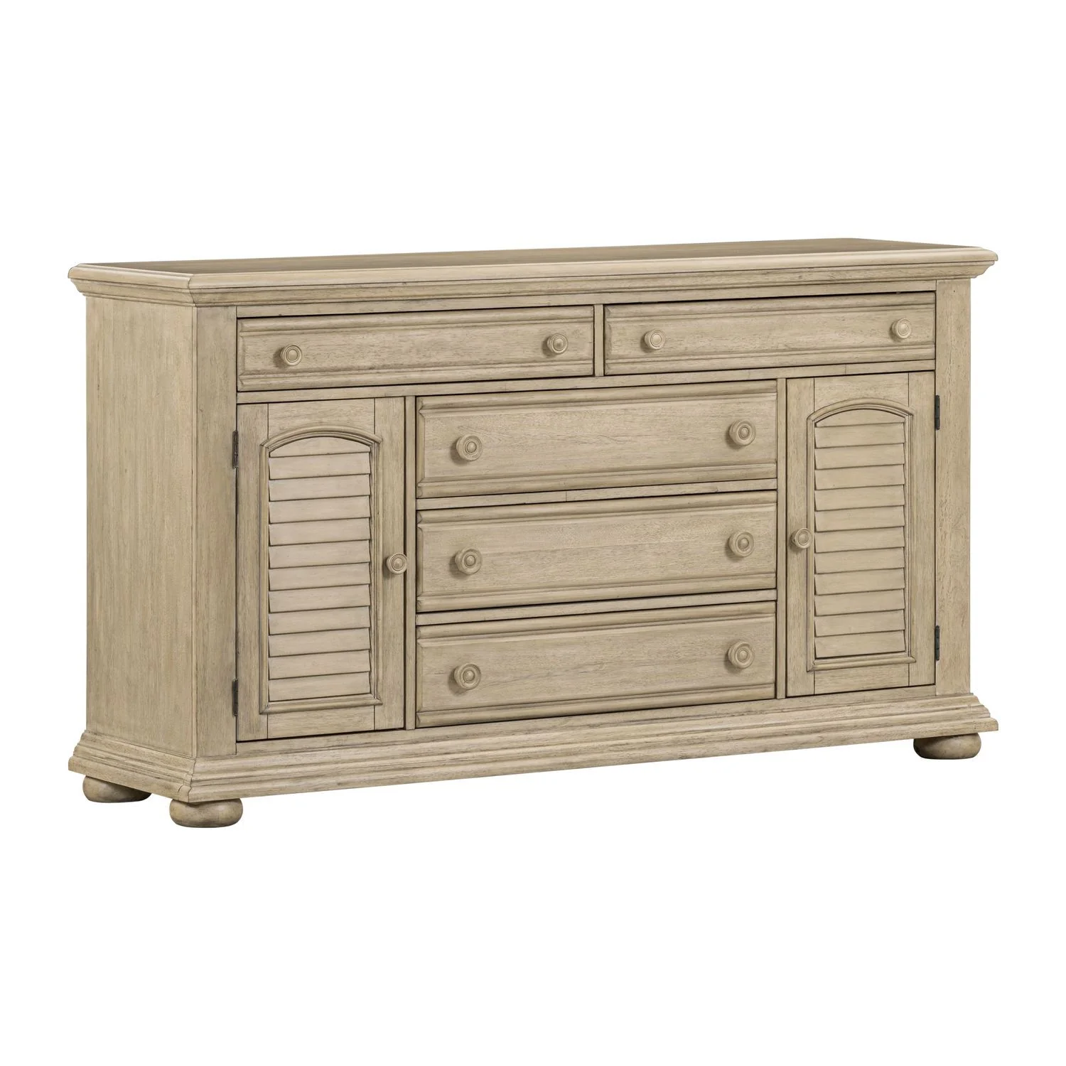 Summer House - 2 Door 5 Drawer Dresser - Sand Dune - Image 4