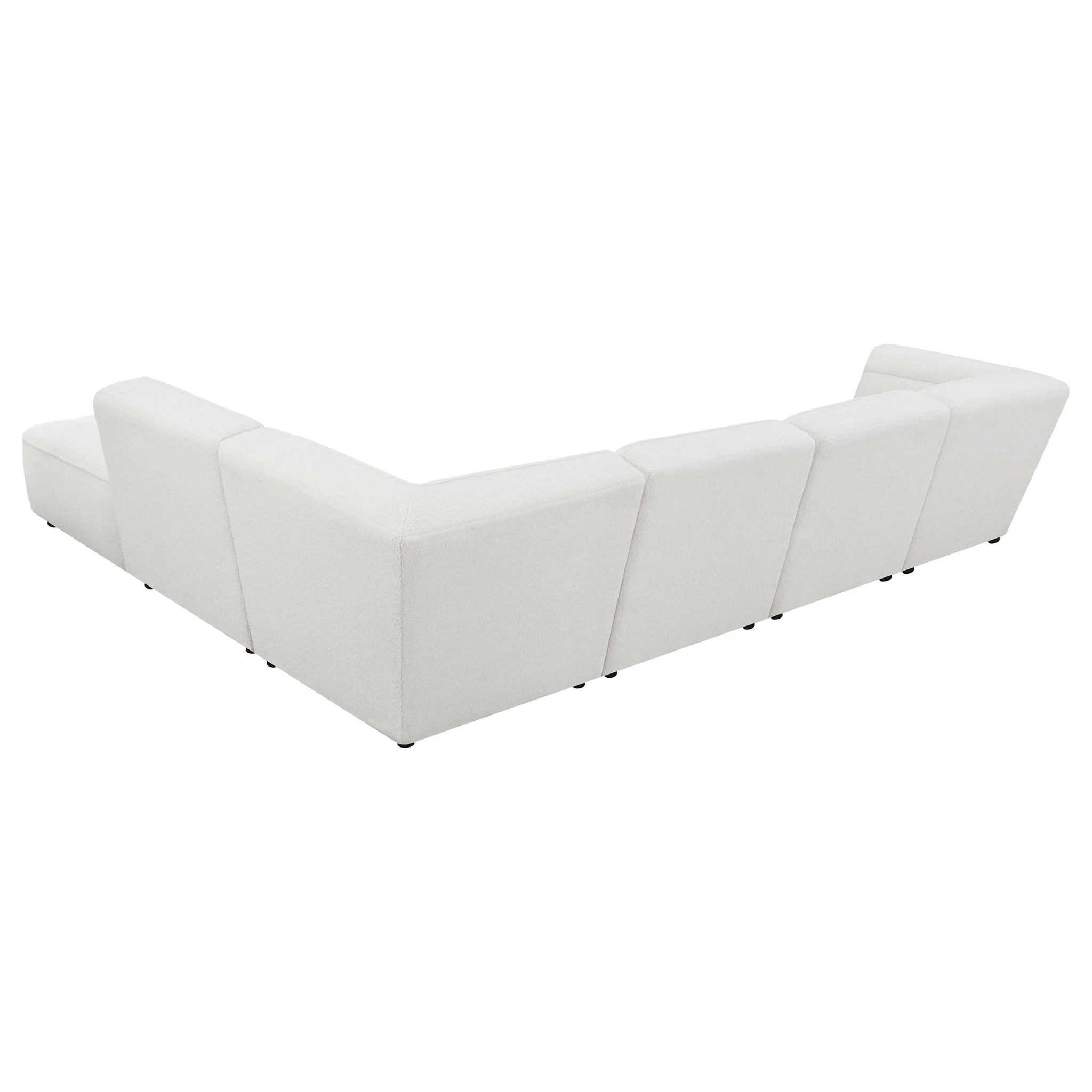 Sunny 6-piece Upholstered Modular Sectional Sofa Natural - Image 2