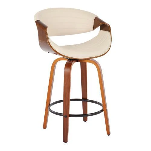 Symphony - Mid Century Stylish Design Modern Counter Stool (Set of 2) - Image 6