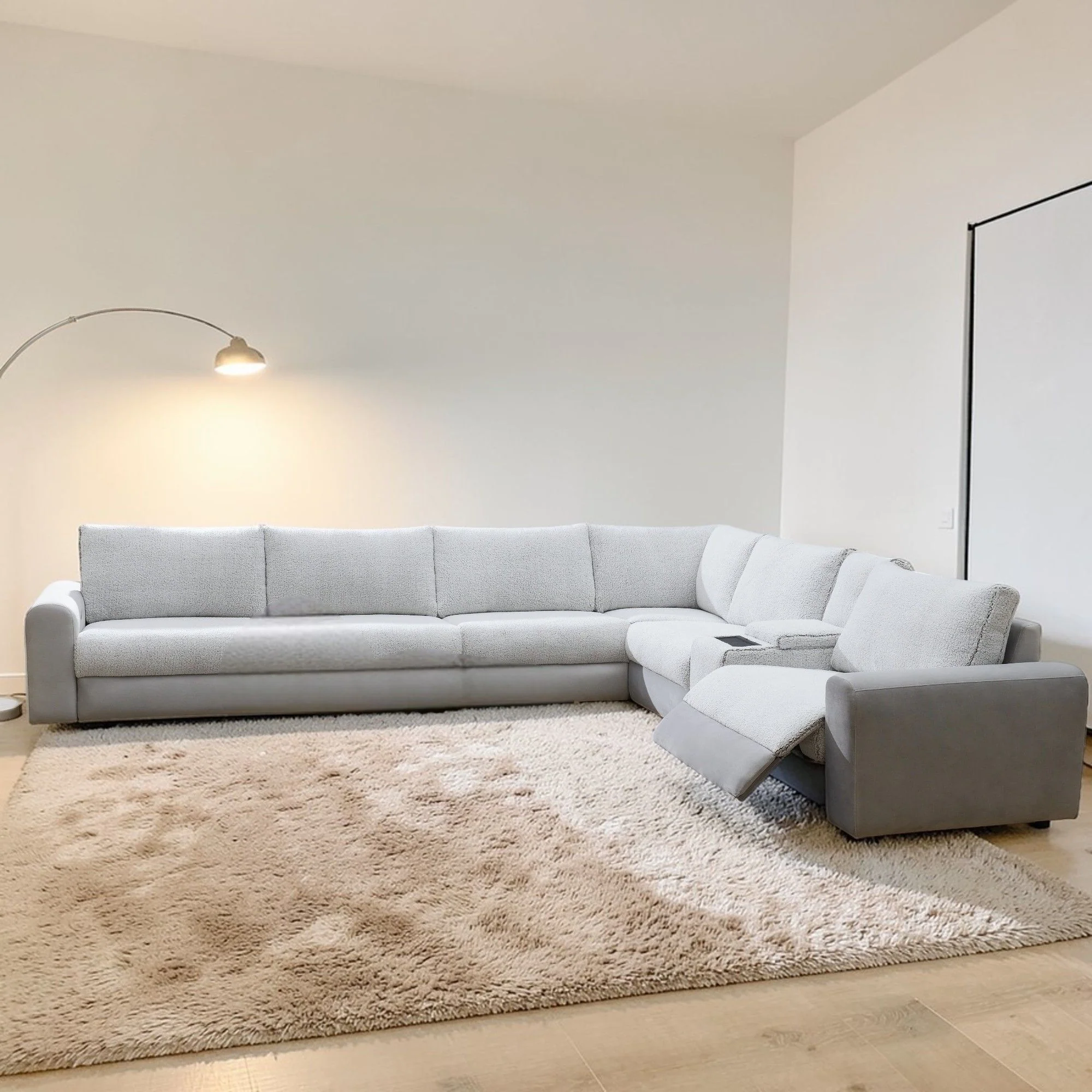 Tarrance - Modular Power Recliner Sectional - Gray - Image 3