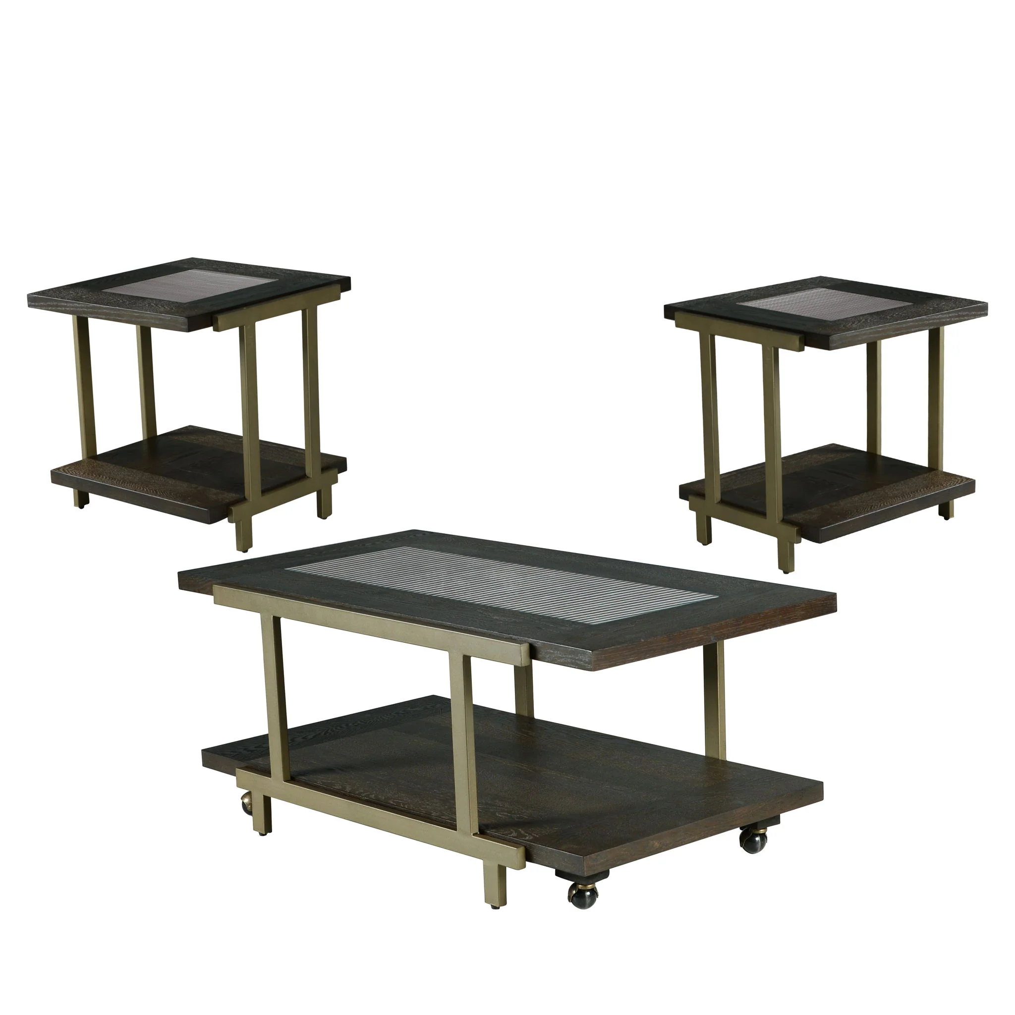 Terrell - 3 Piece Table Set - Brown - Image 2