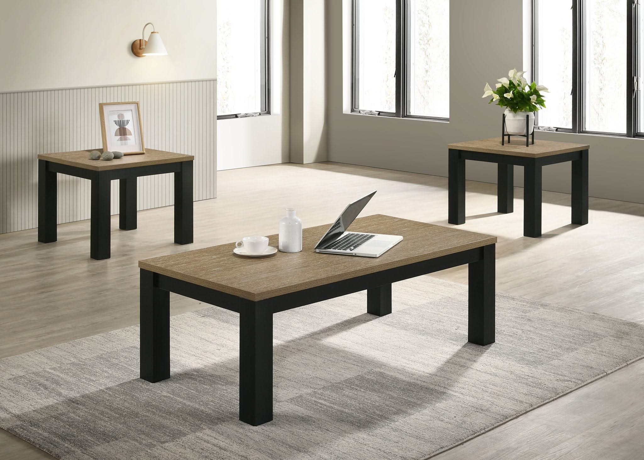 Theo - 3 Piece Cocktail Set - Natural