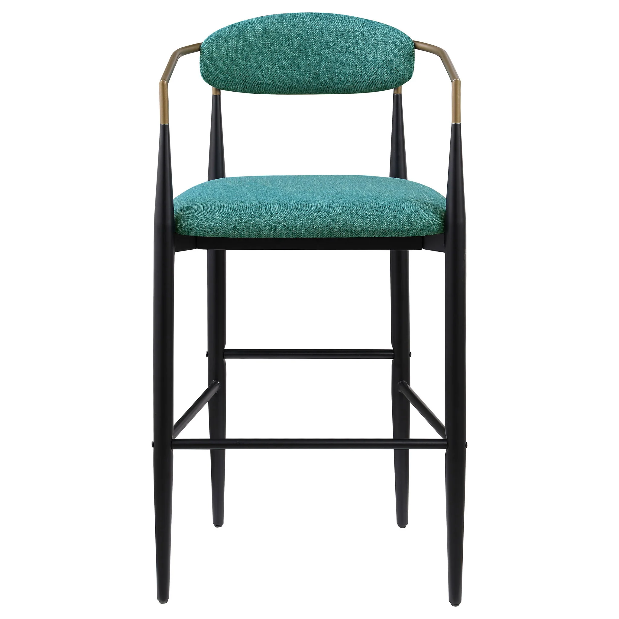 Tina Fabric Upholstered Bar Chair Green (Set of 2) - Image 3