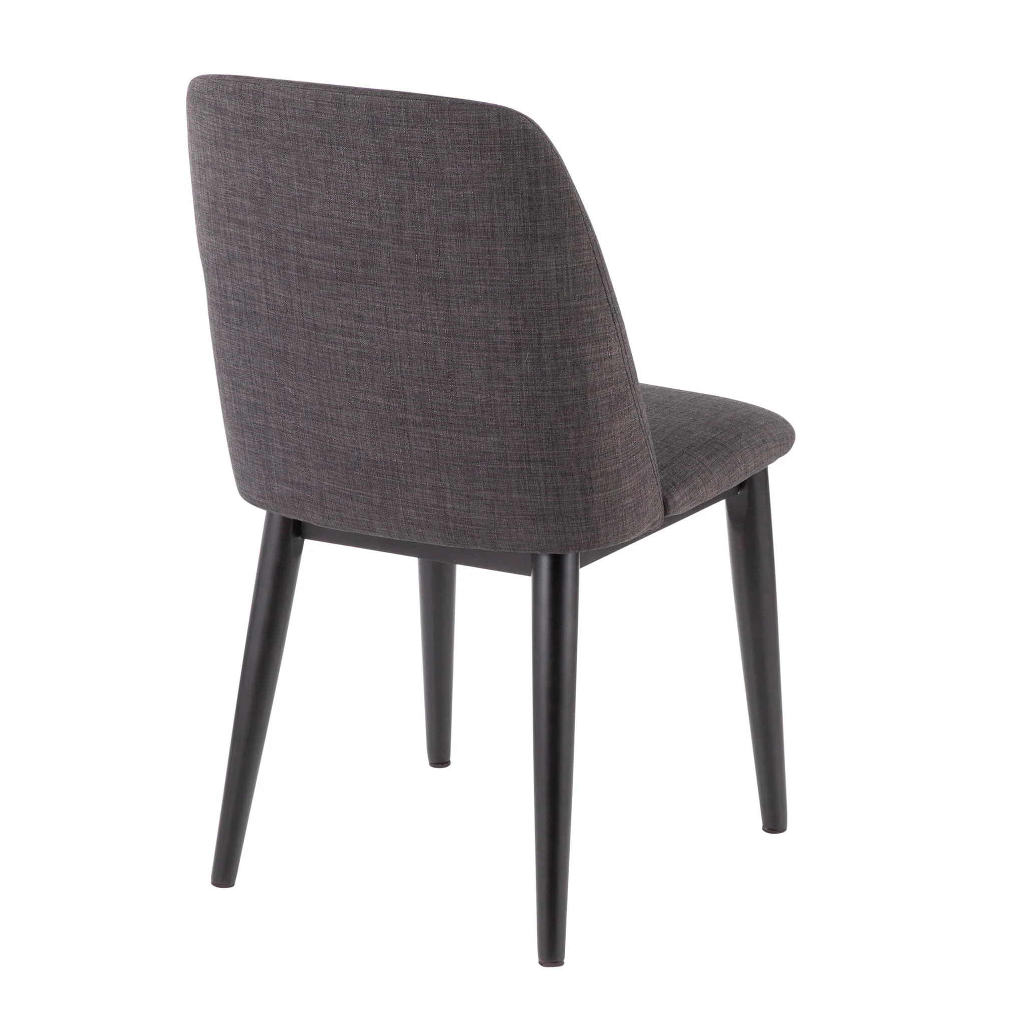 Tintori - Contemporary Dining Chair (Set of 2) - Charcoal - Image 2