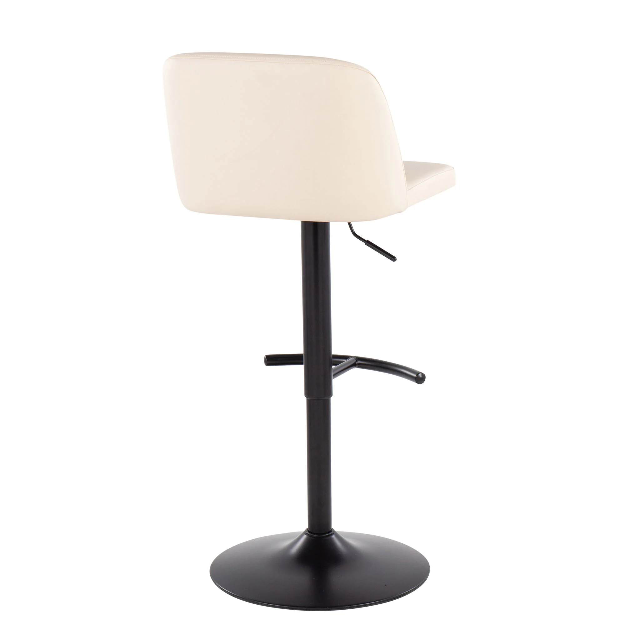Toriano - Contemporary Adjustable Bar Stool With Rounded T Footrest (Set of 2) - Image 11