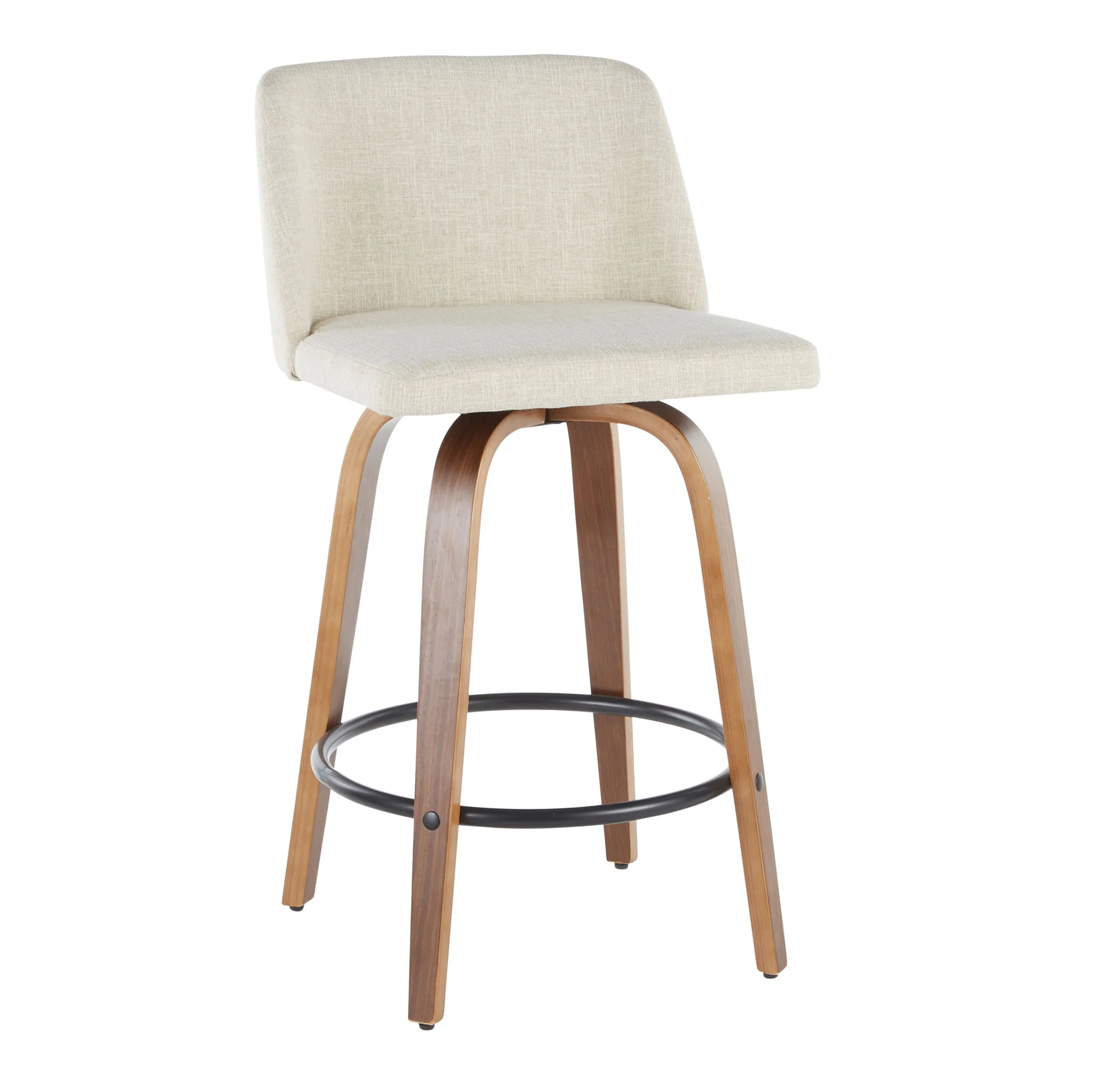 Toriano - Mid-Century Modern Counter Stool (Set of 2) - Image 4