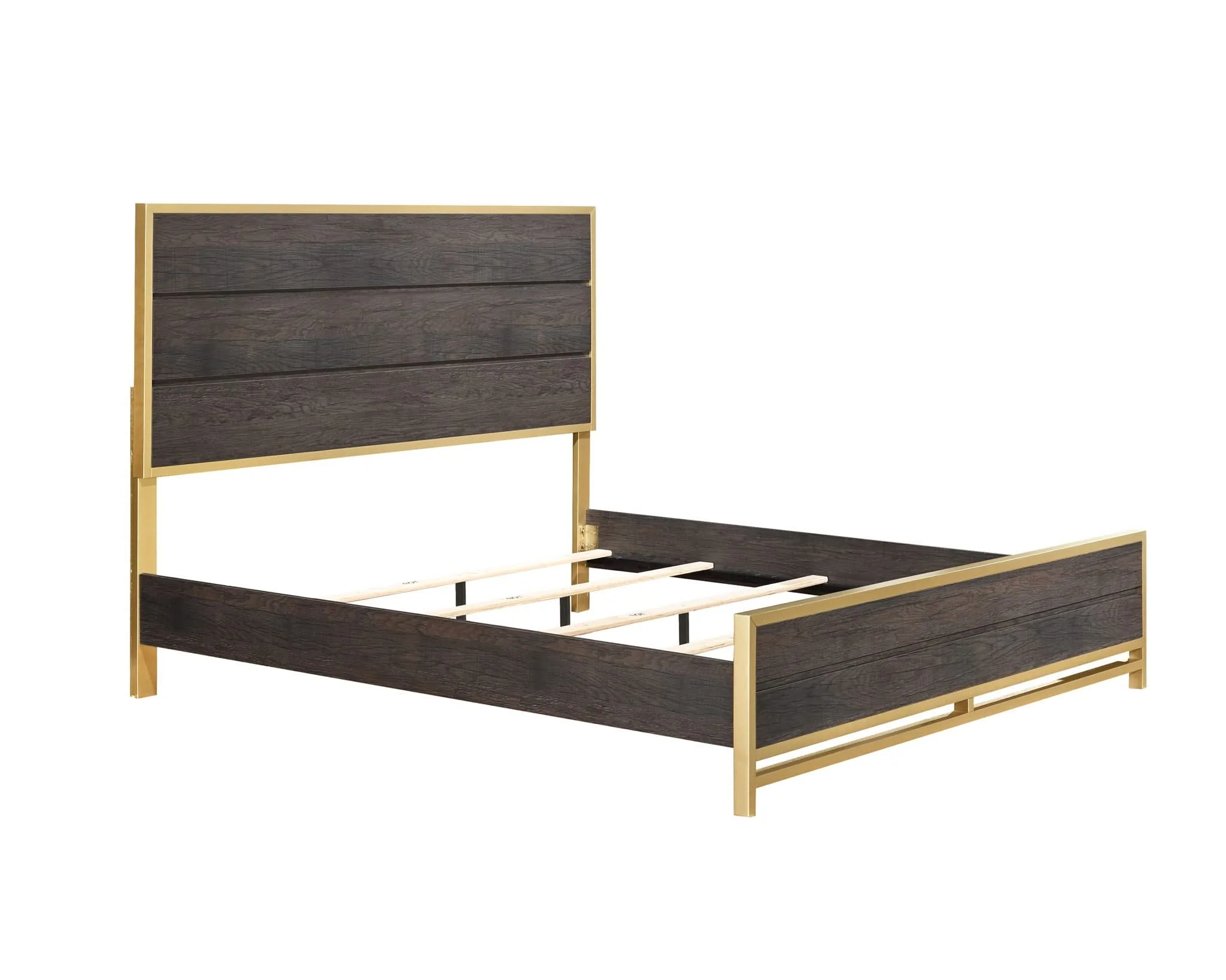 Trevor - King 4 Piece Bedroom Set - Brown - Image 4