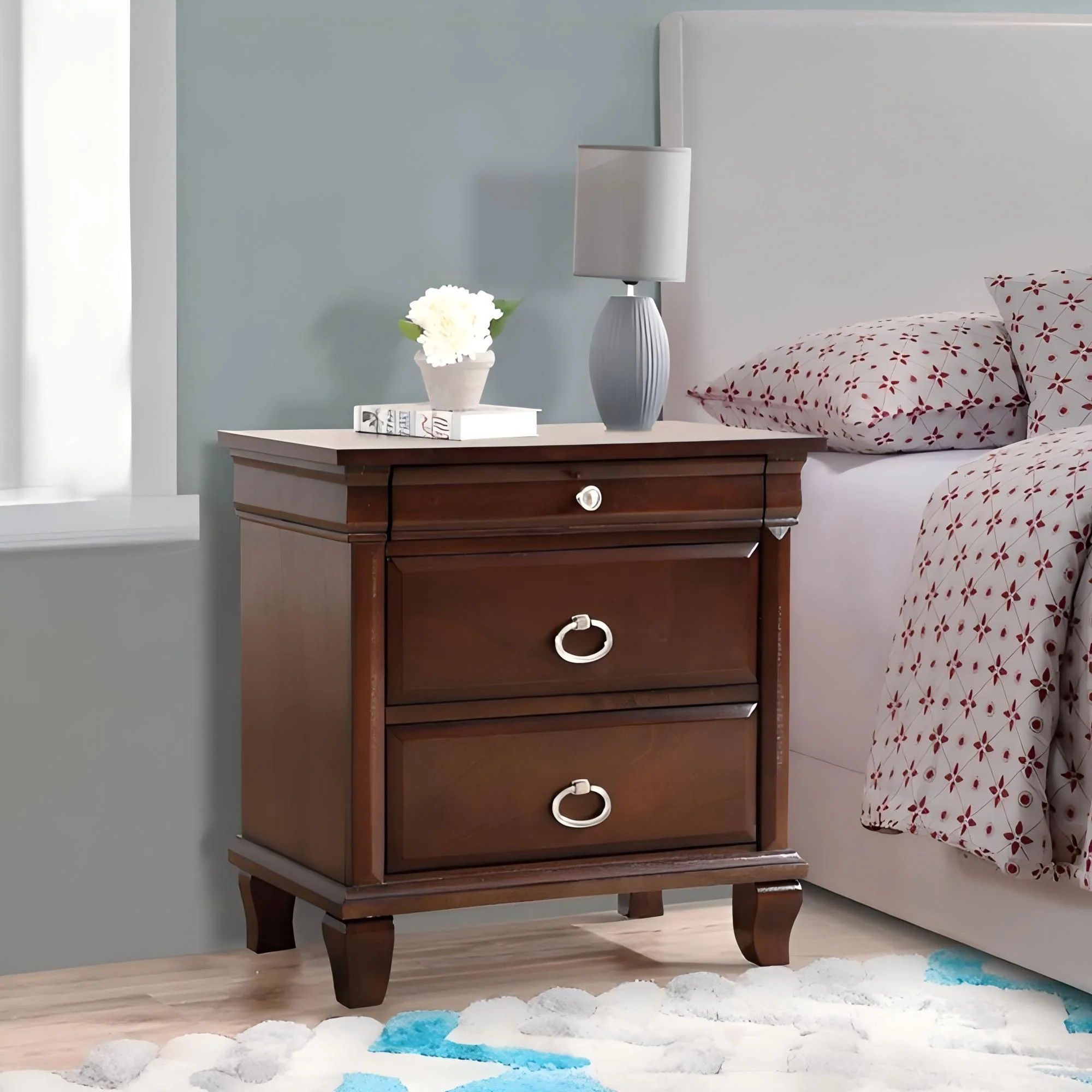 Triton - Nightstand - Cappuccino - Image 3