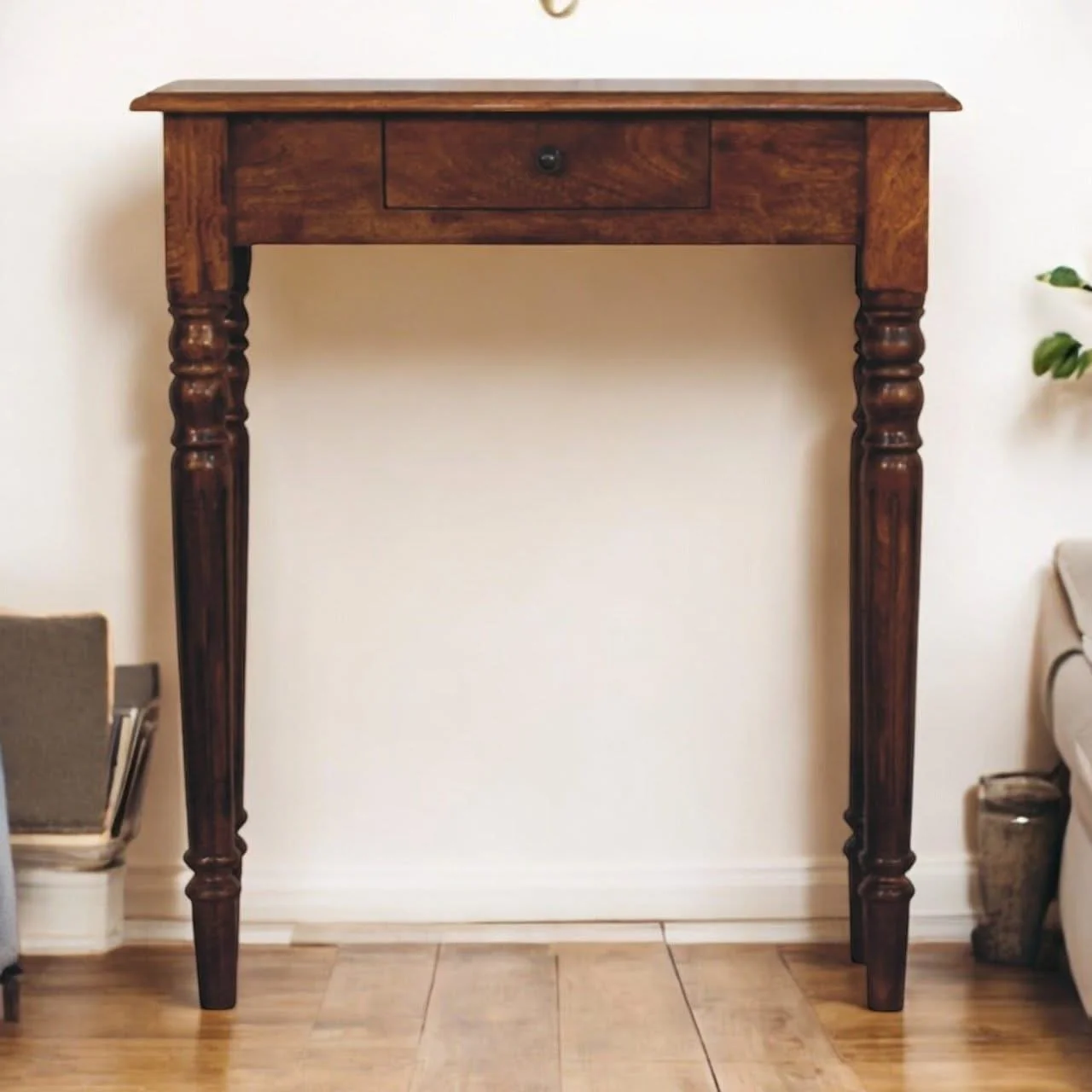 Turned Legs Drawer Console Table - Image 2