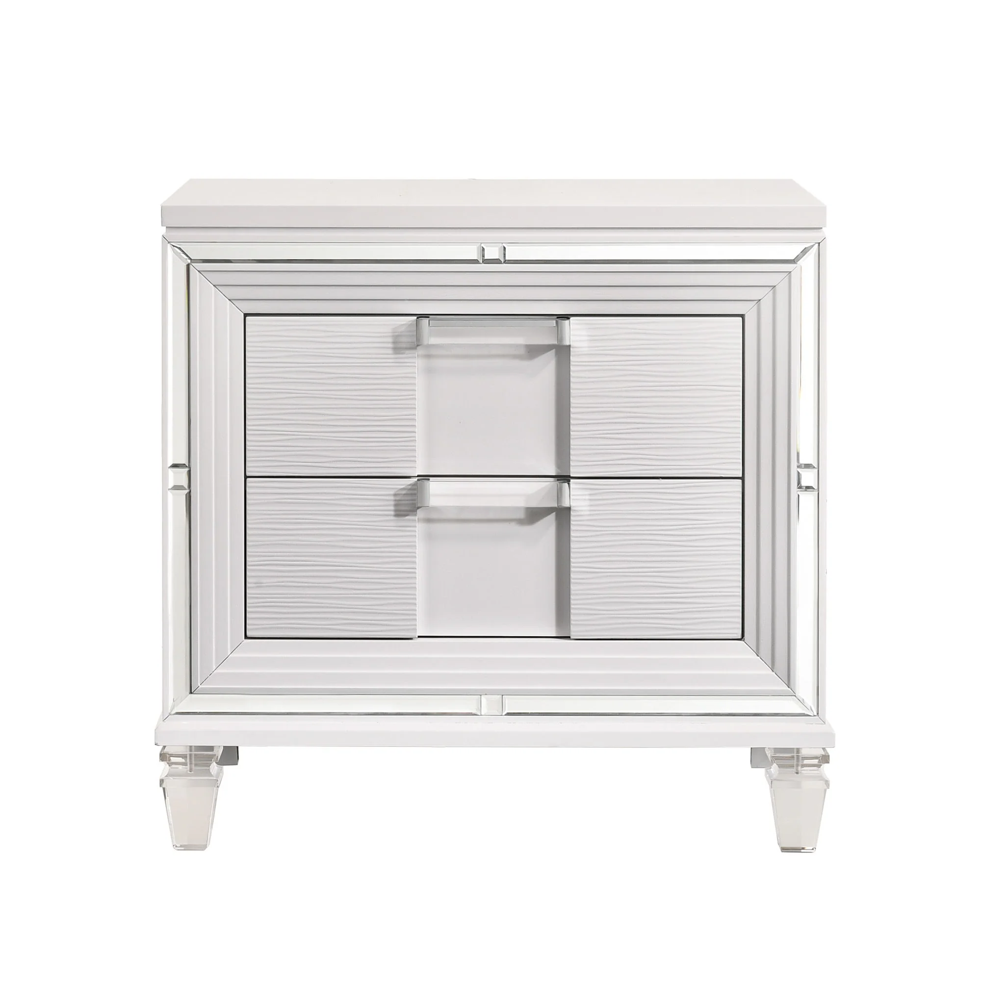 Twenty Nine - Nightstand With USB - White - Image 4