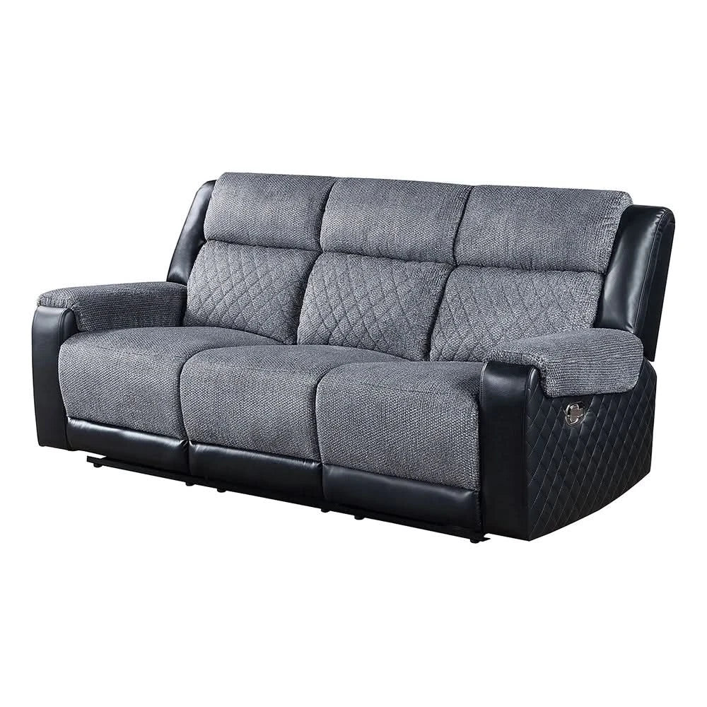Tyler Dark Grey Power Sofa and Loveseat Set with LED Lighting and Immersive Sound Speakers - Image 6