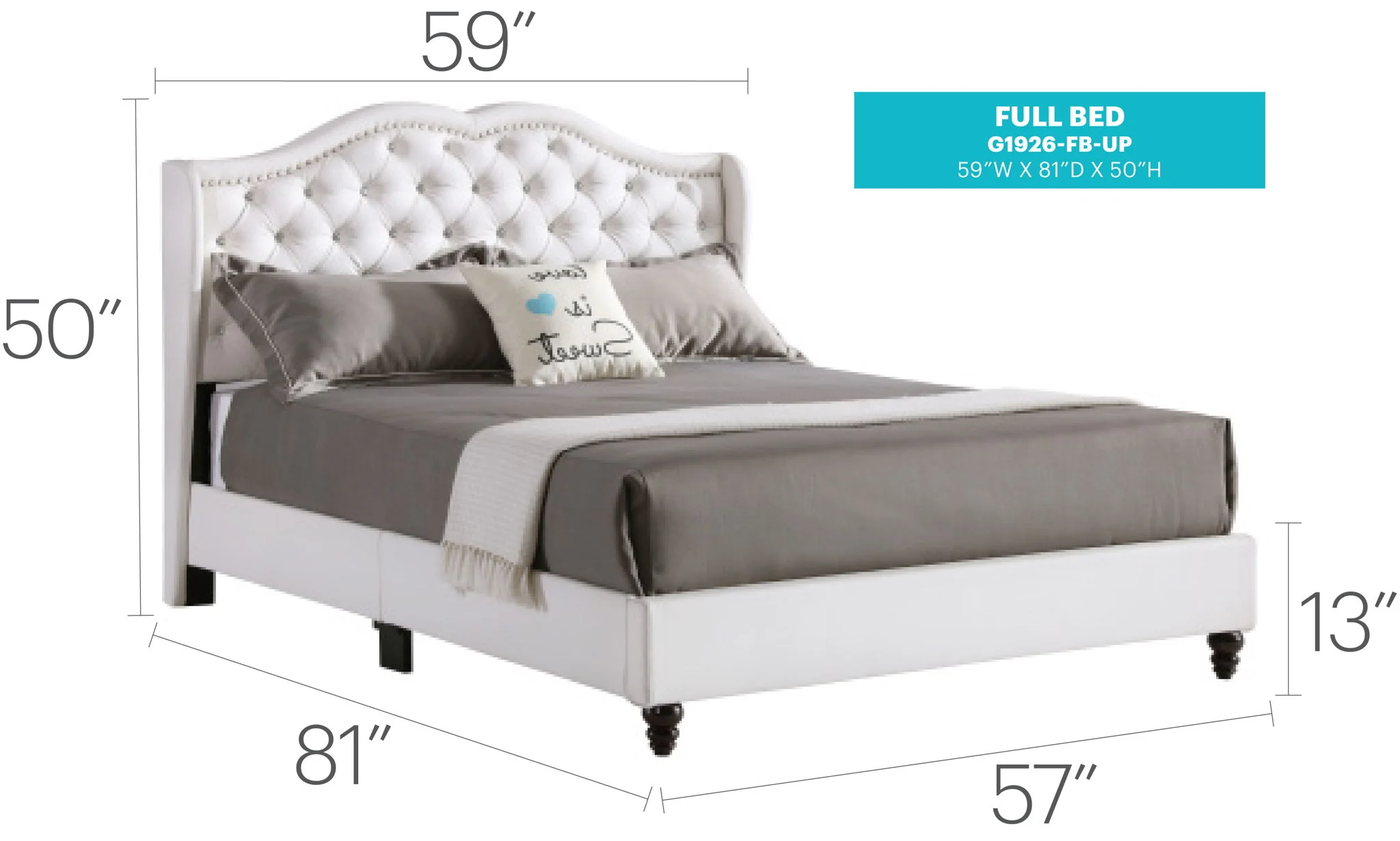 Upholstered Bed Transitional - Image 18