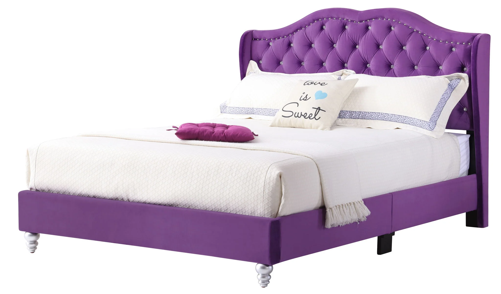 Upholstered Bed Transitional - Image 22