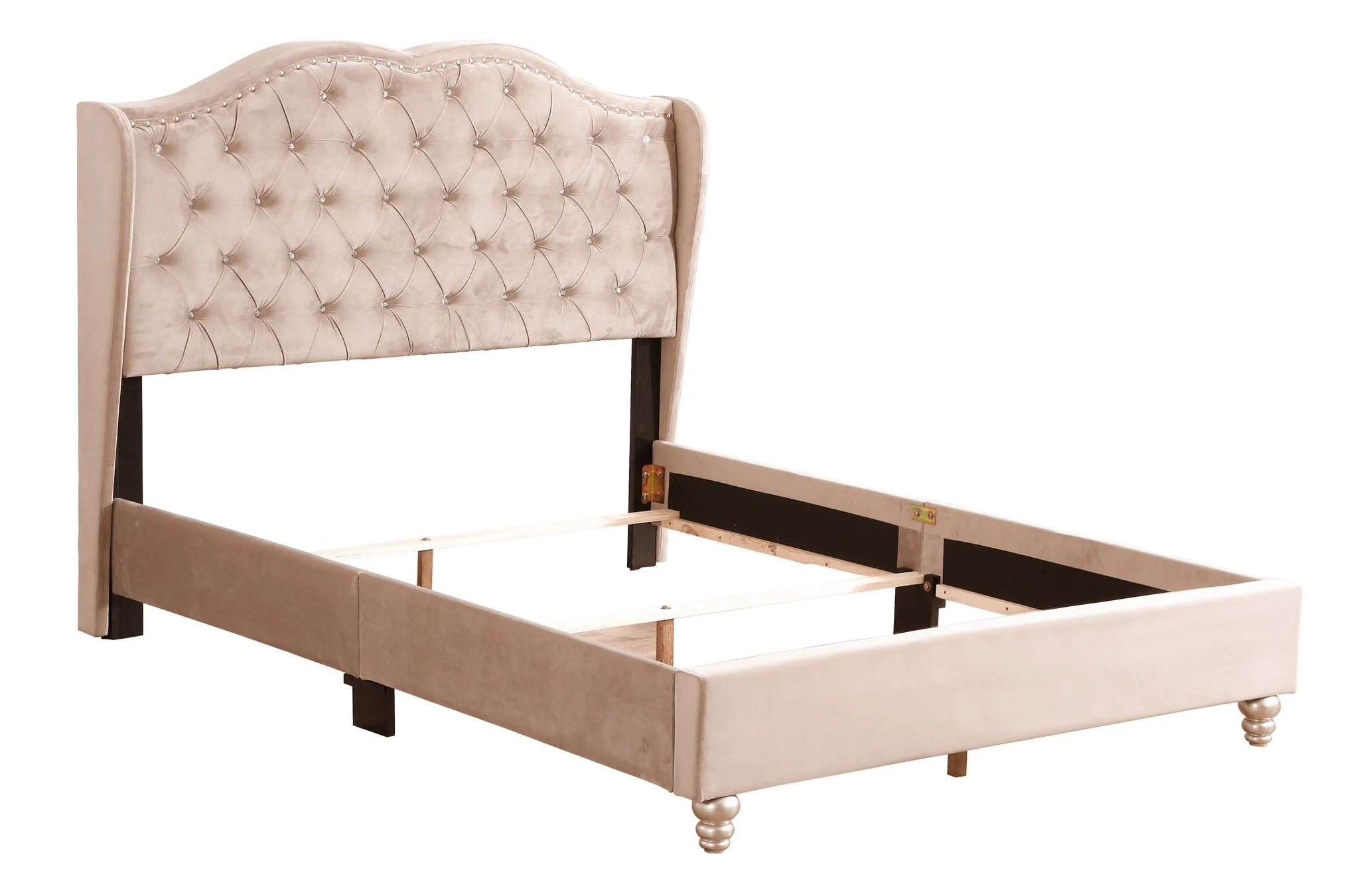 Upholstered Bed Transitional - Image 6