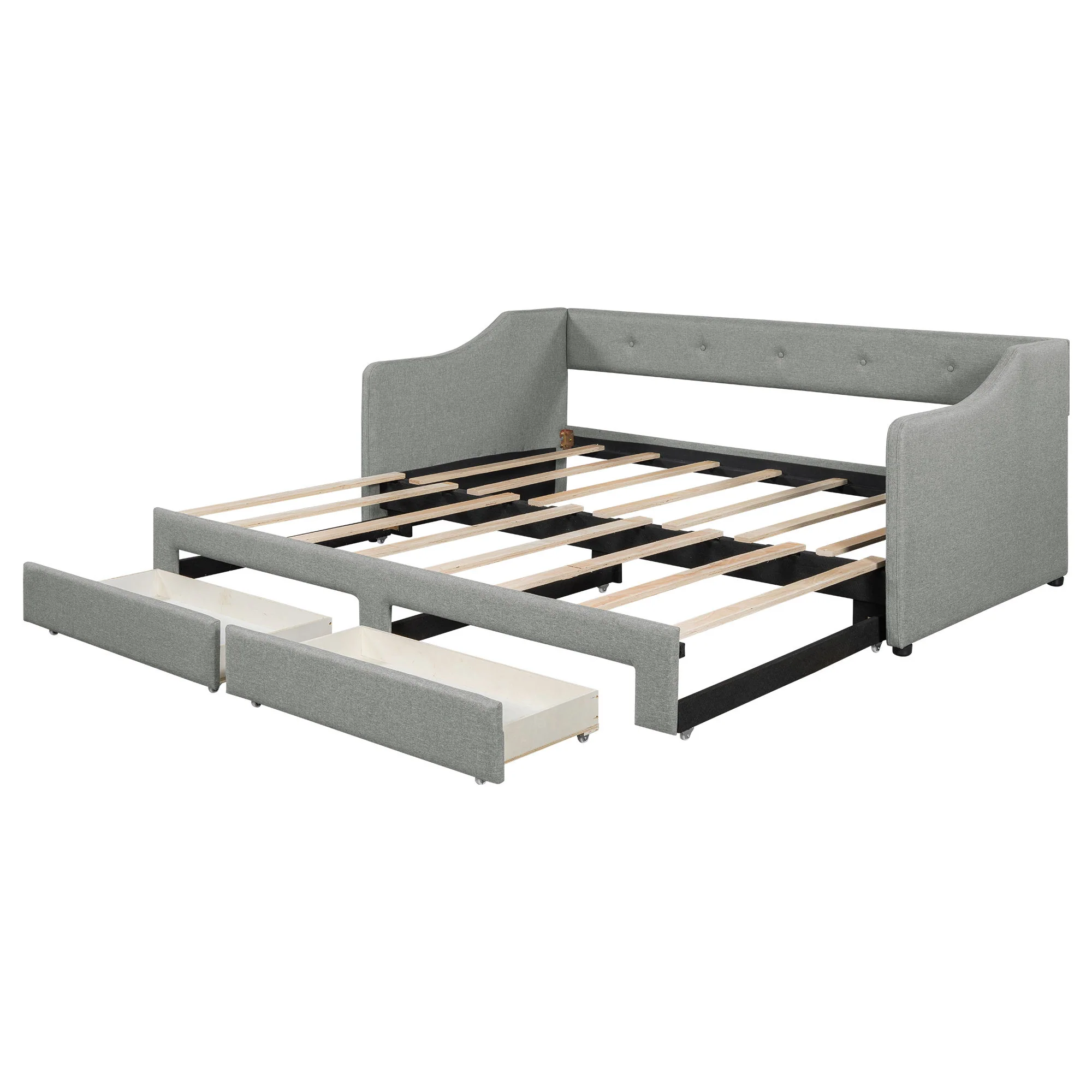 Upholstered Daybed With 2 Drawers - Image 2
