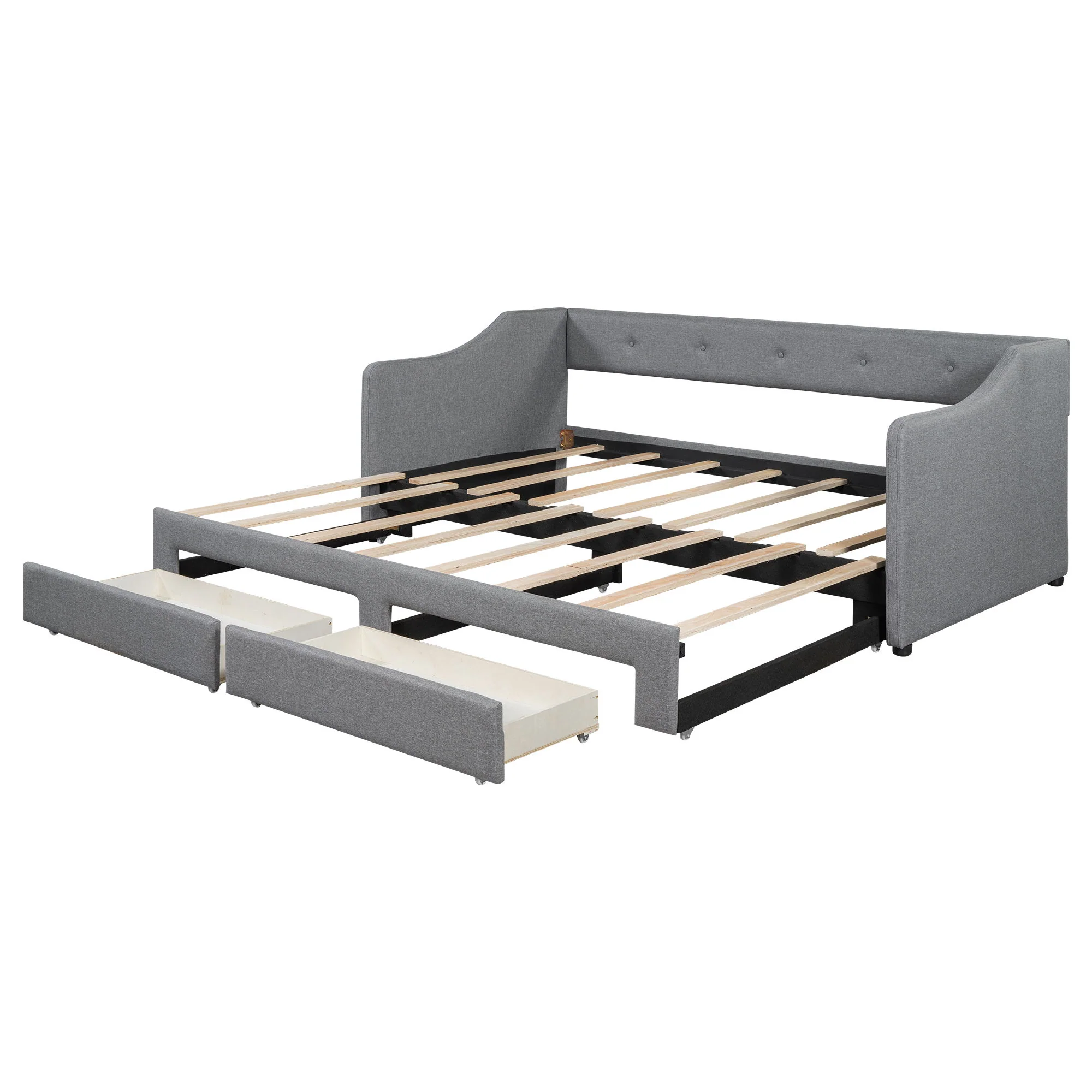 Upholstered Daybed With 2 Drawers - Image 3
