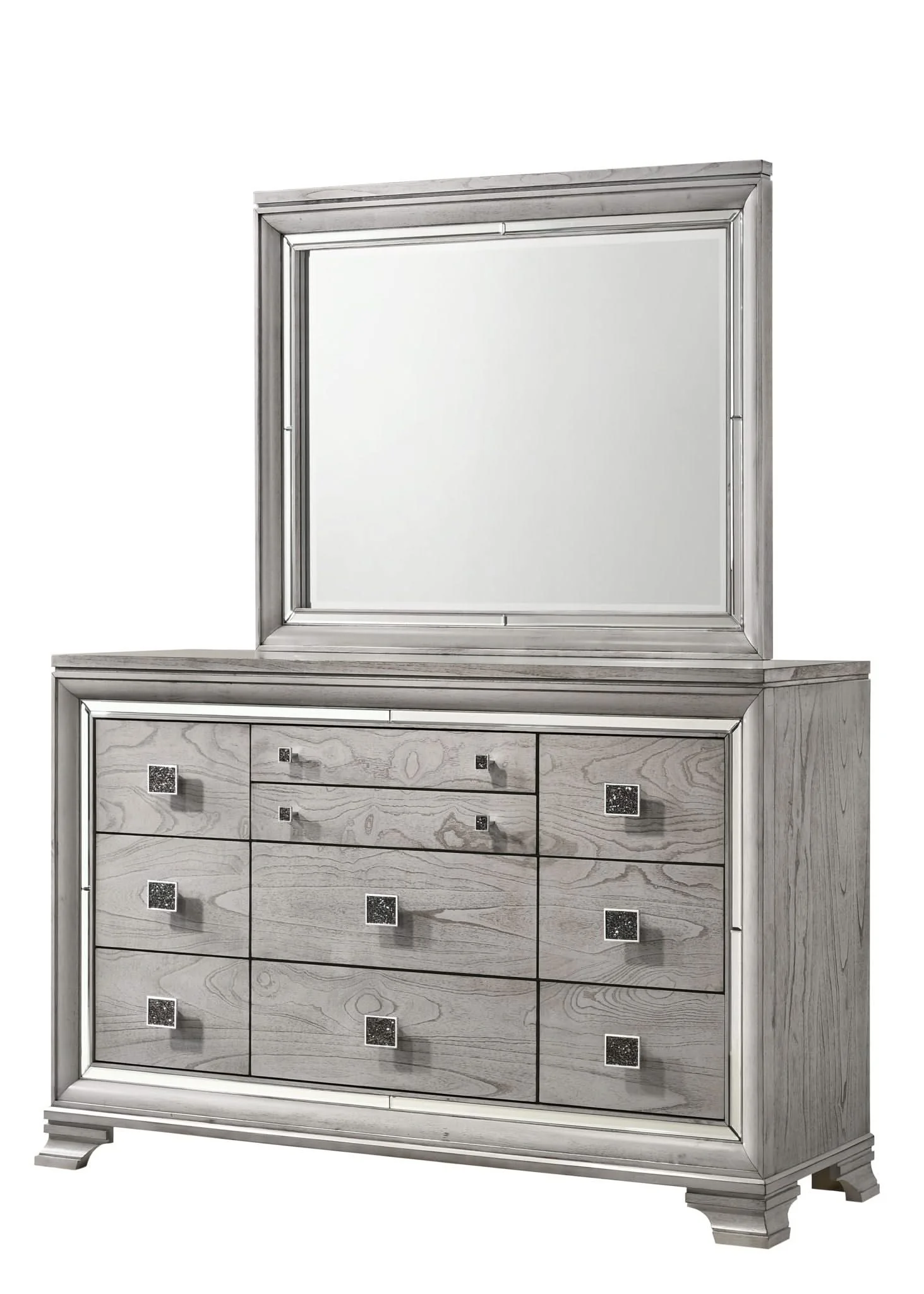 Vail - Queen 5 Piece Bedroom Set - Gray - Image 3