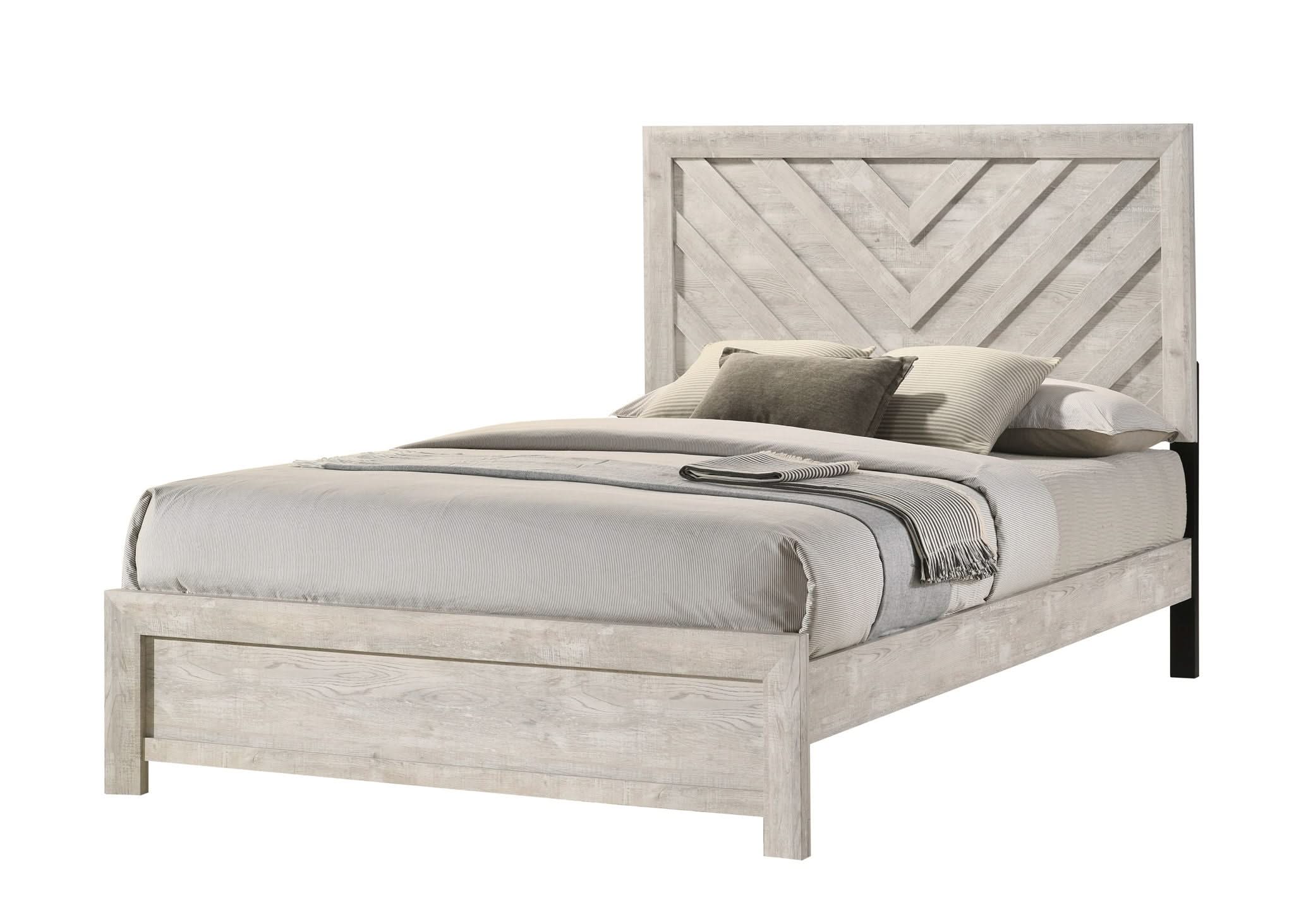 Valor - Full 4 Piece Bedroom Set - Antique White - Image 4