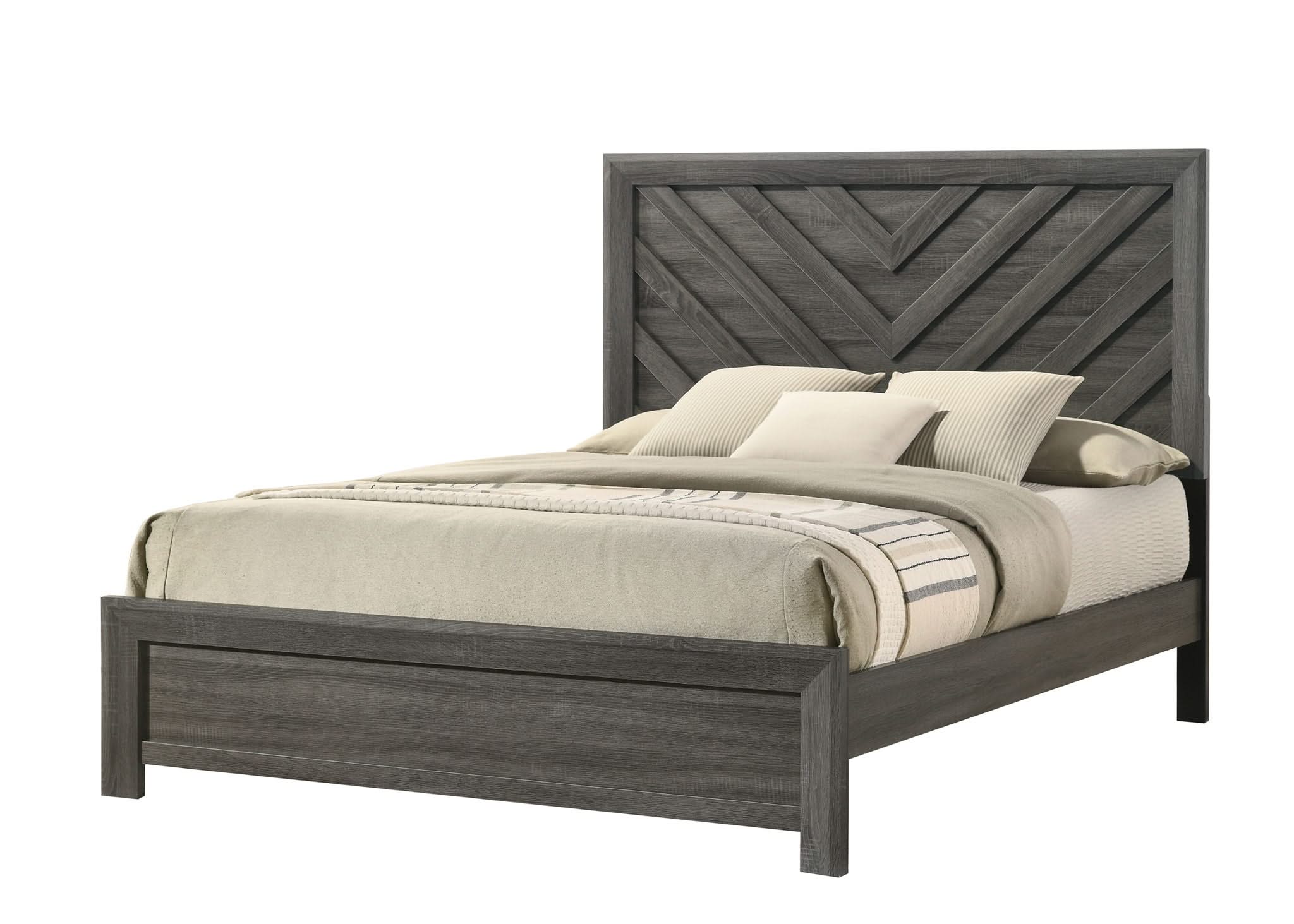 Valor - Full 4 Piece Bedroom Set - Gray - Image 3