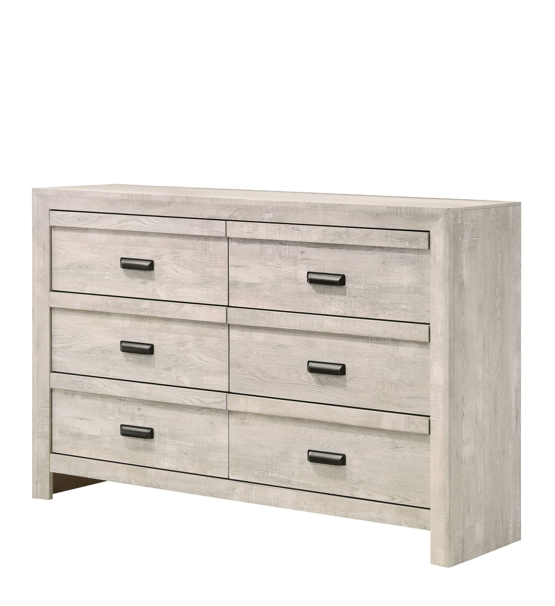 Valor - Full 5 Piece Bedroom Set - Antique White - Image 2