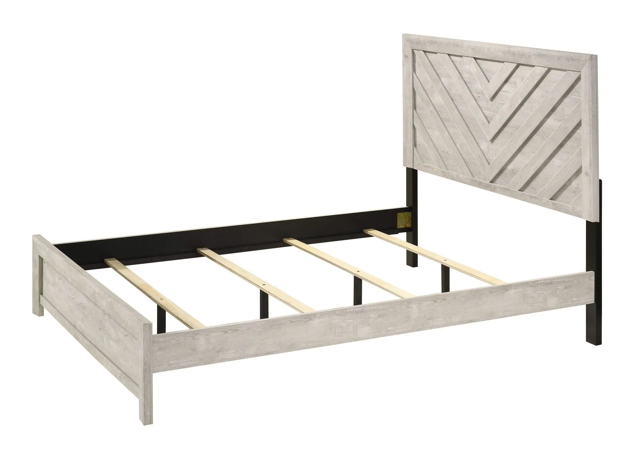 Valor - King 4 Piece Bedroom Set - Antique White - Image 3