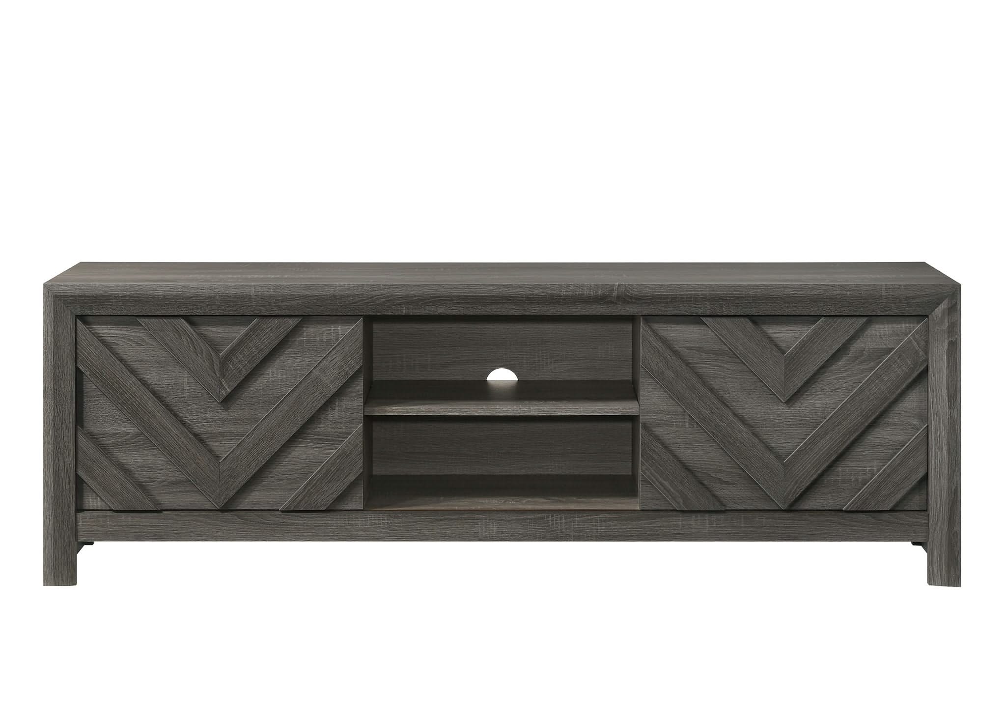 Valor - TV Stand - Gray - Image 3