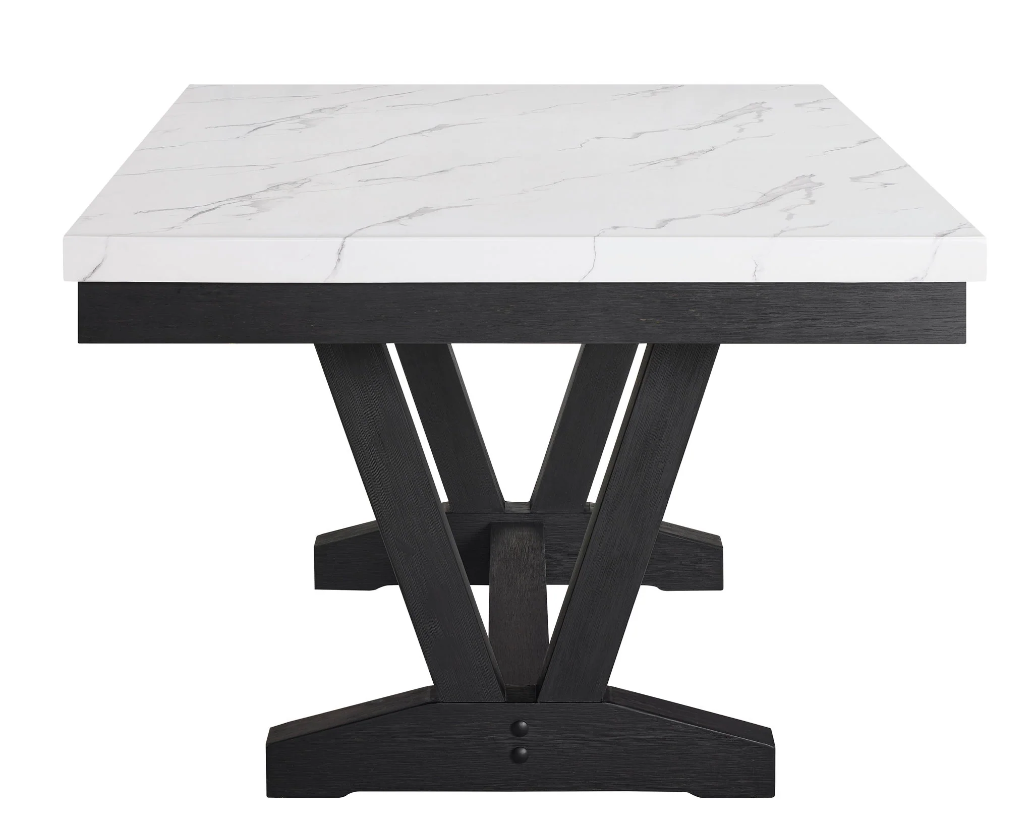 Vance - 5 Piece Dining Room Set - Charcoal / Gray - Image 3