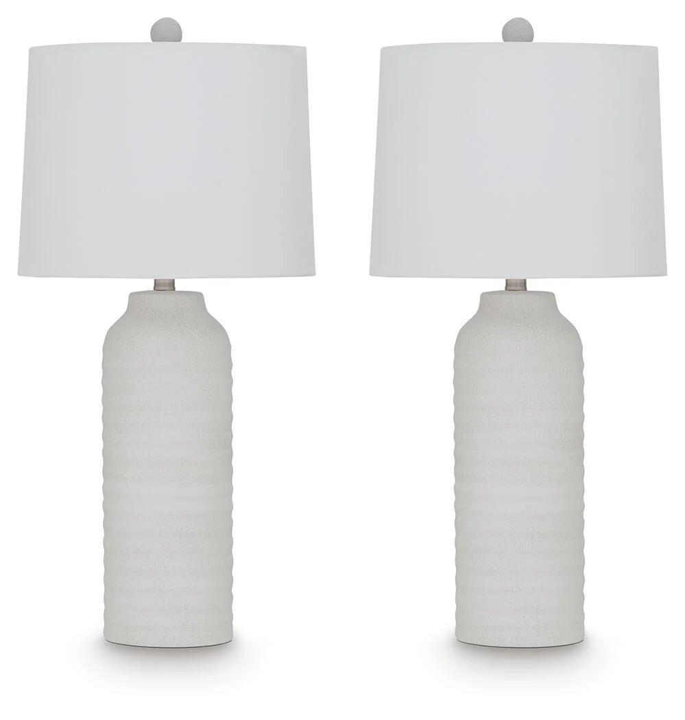 Vauville - Poly Table Lamp (Set of 2) - White