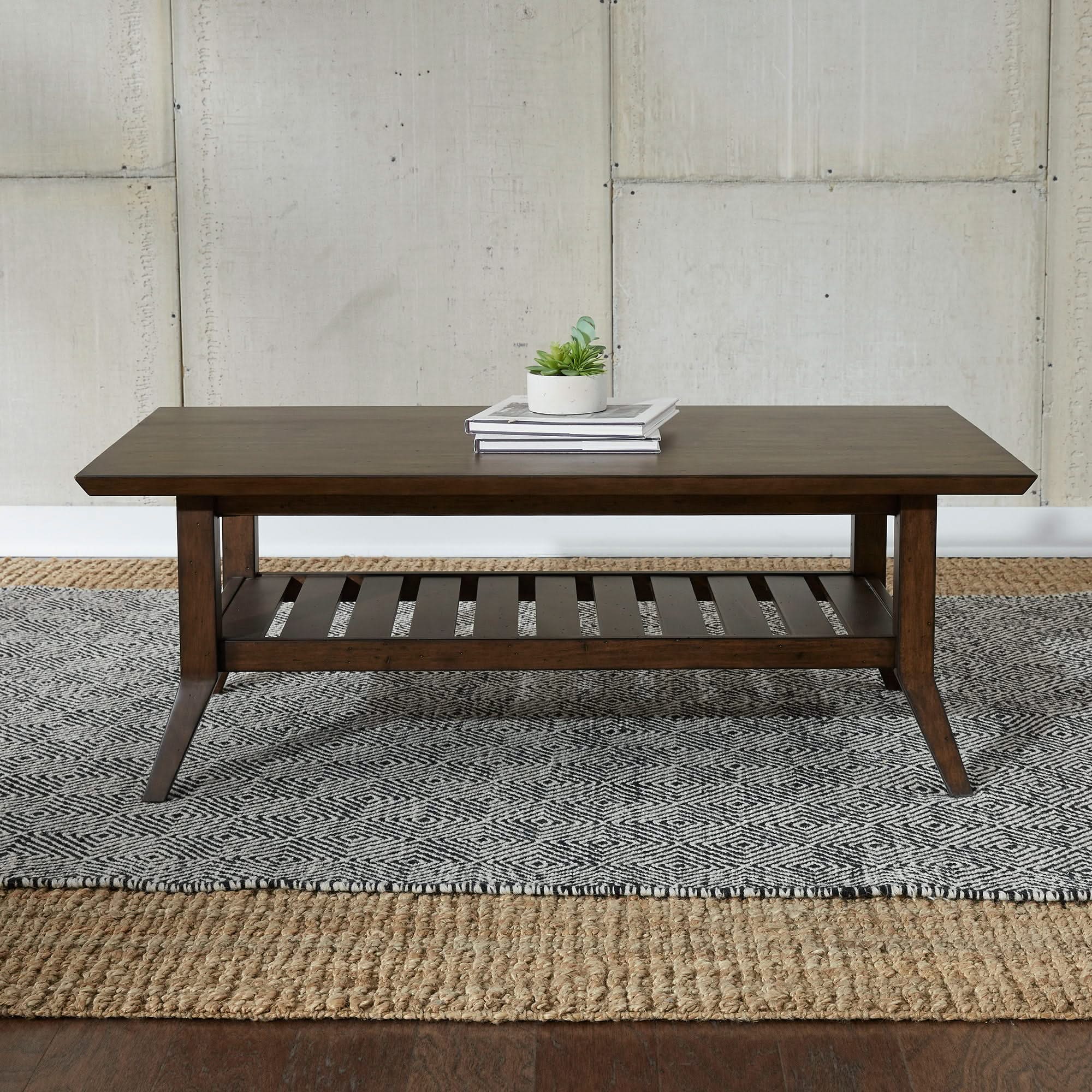 Ventura Blvd - 3 Piece Table Set (1 Cocktail Table 2 Round End Tables) - Bronze Spice - Image 2