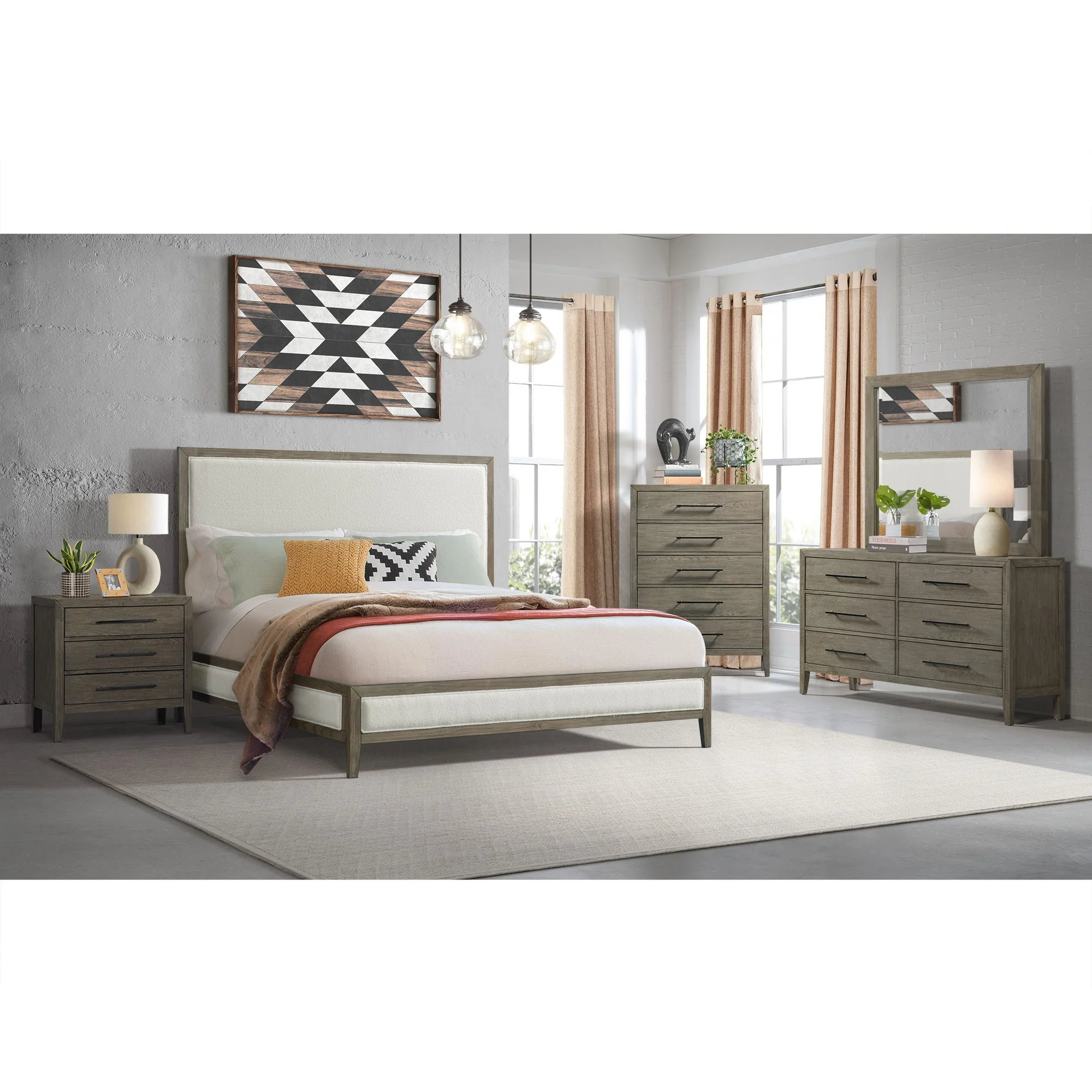 Versailles Contemporary - 3-Drawer Nightstand - Image 5