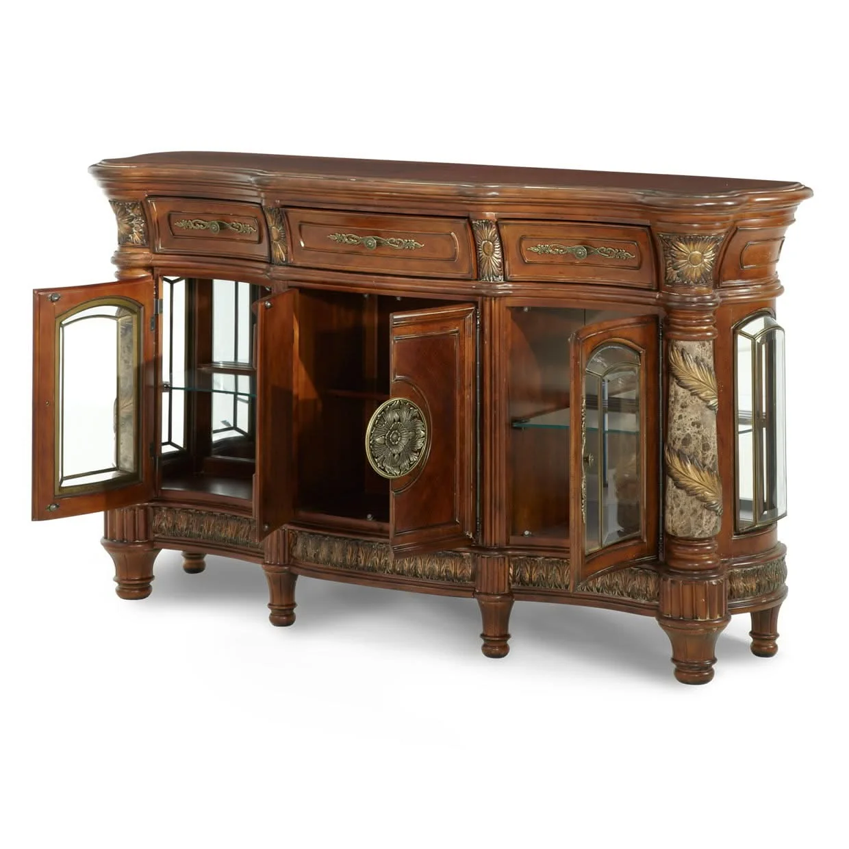 Villa Valencia - Sideboard Mirror - Classic Chestnut - Image 3