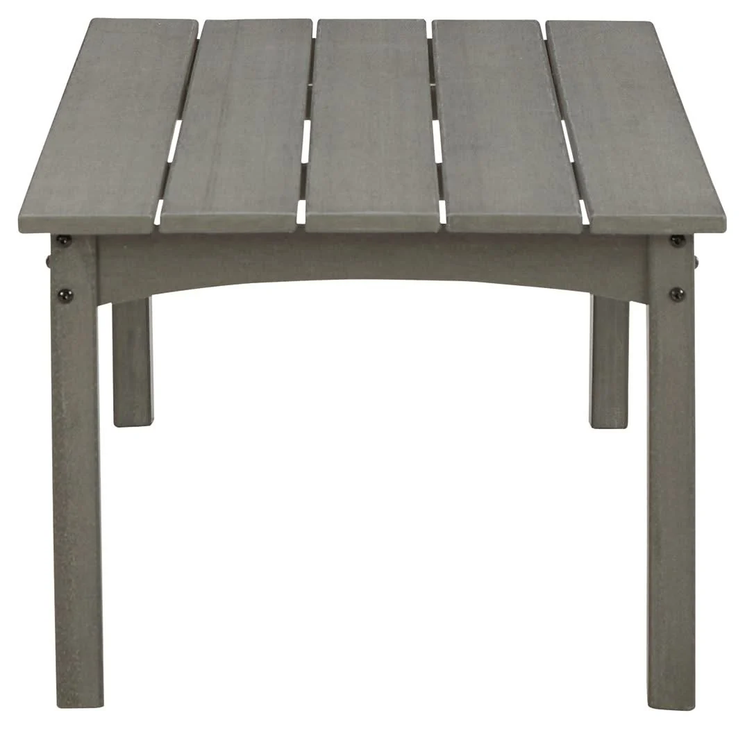 Visola - Rectangular Cocktail Table - Gray - Image 2