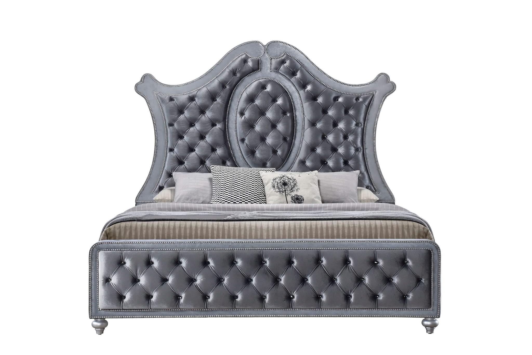 Voltare - Queen Bed - Gray - Image 4