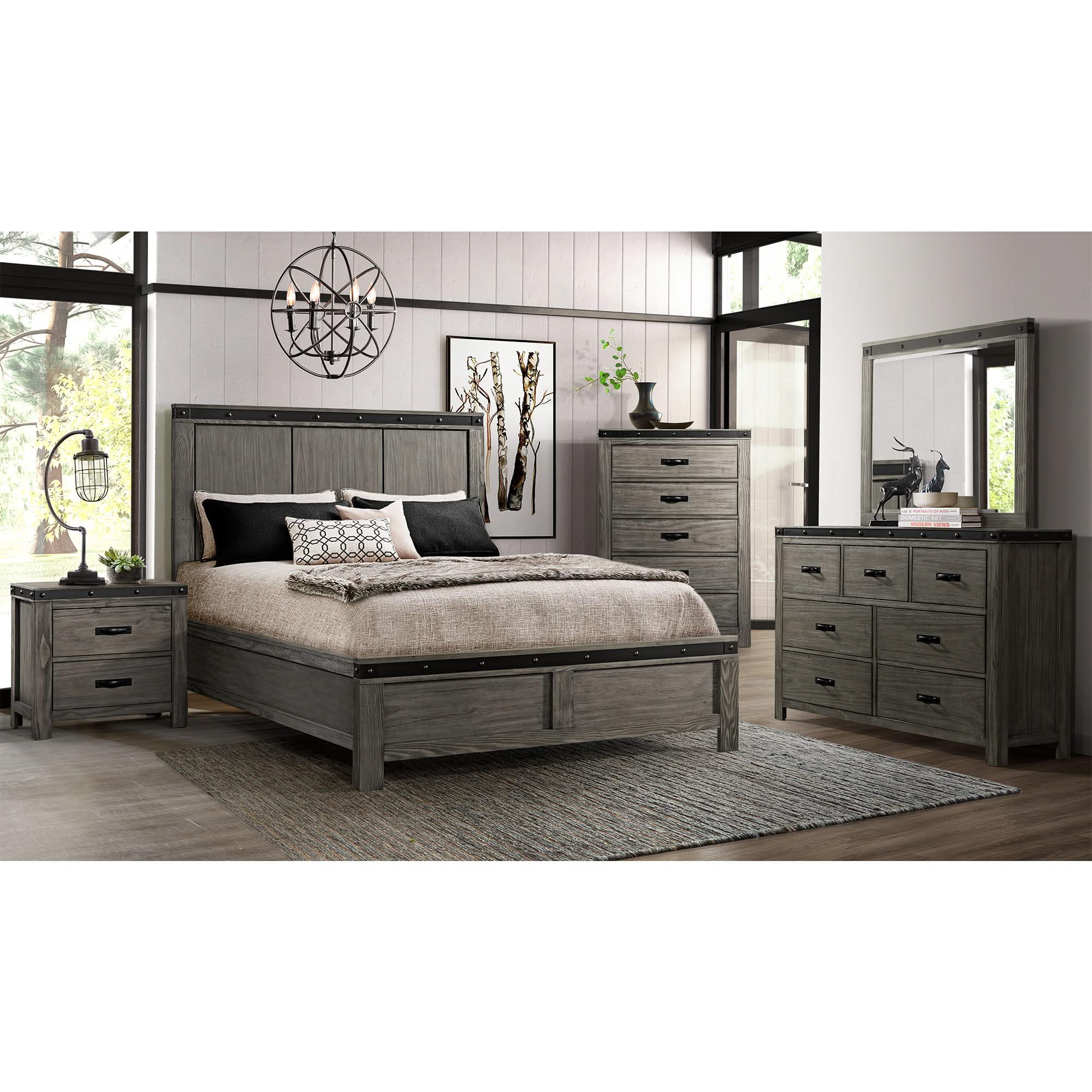 Wade - 2-Drawer Nightstand - Black Finish - Image 4