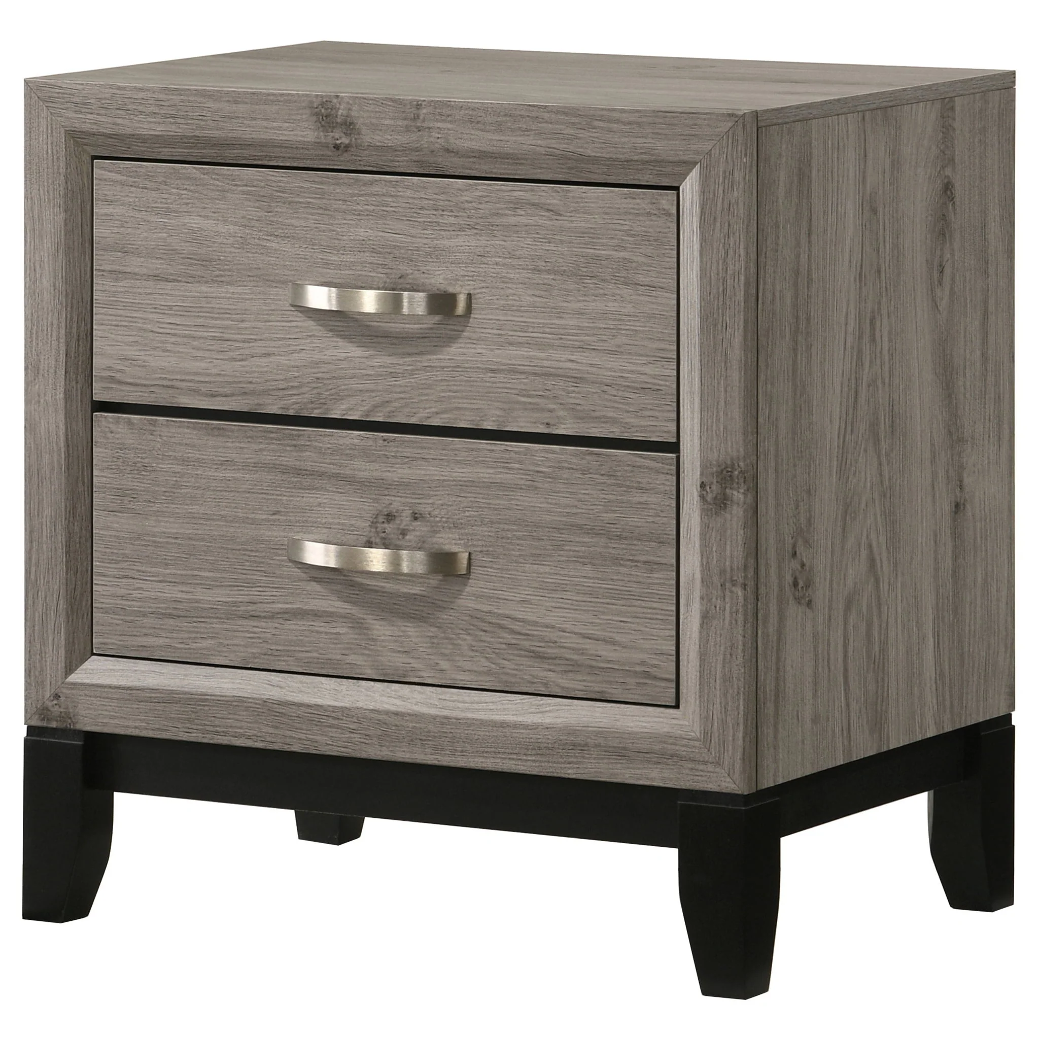Watson 2-drawer Nightstand Bedside Table Light Taupe - Image 4