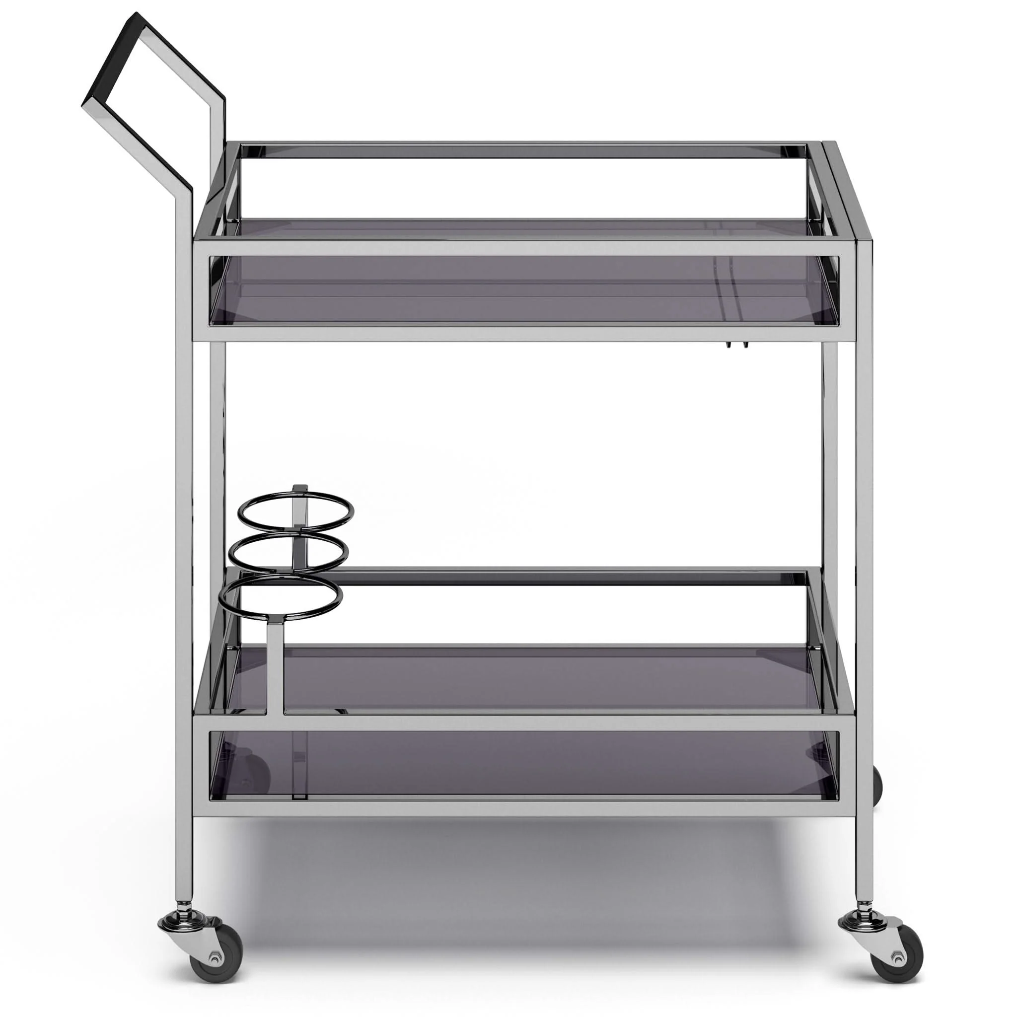 Watts - Bar Cart - Chrome - Image 4
