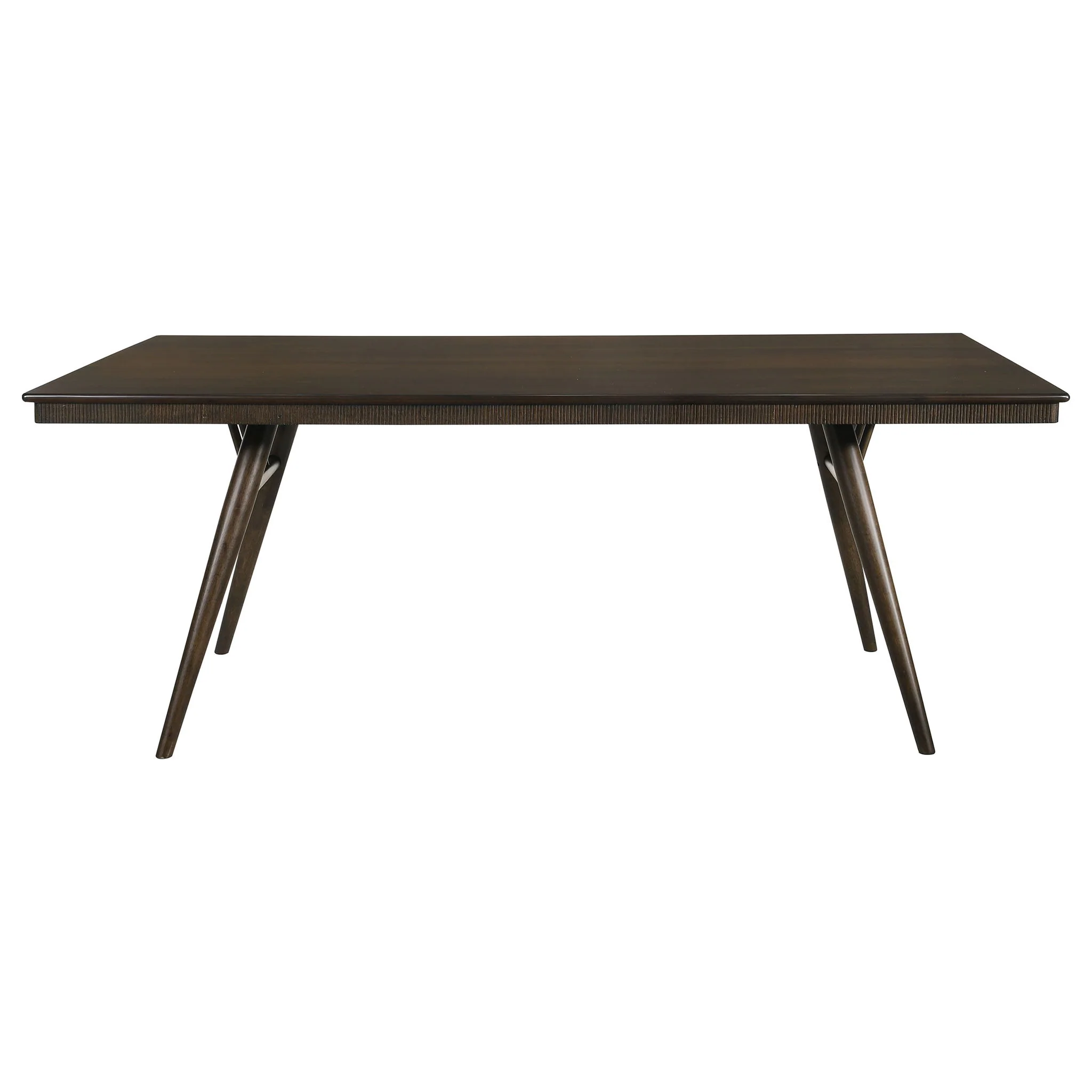 Wes 5-piece Rectangular Dining Table Set Dark Walnut - Image 2