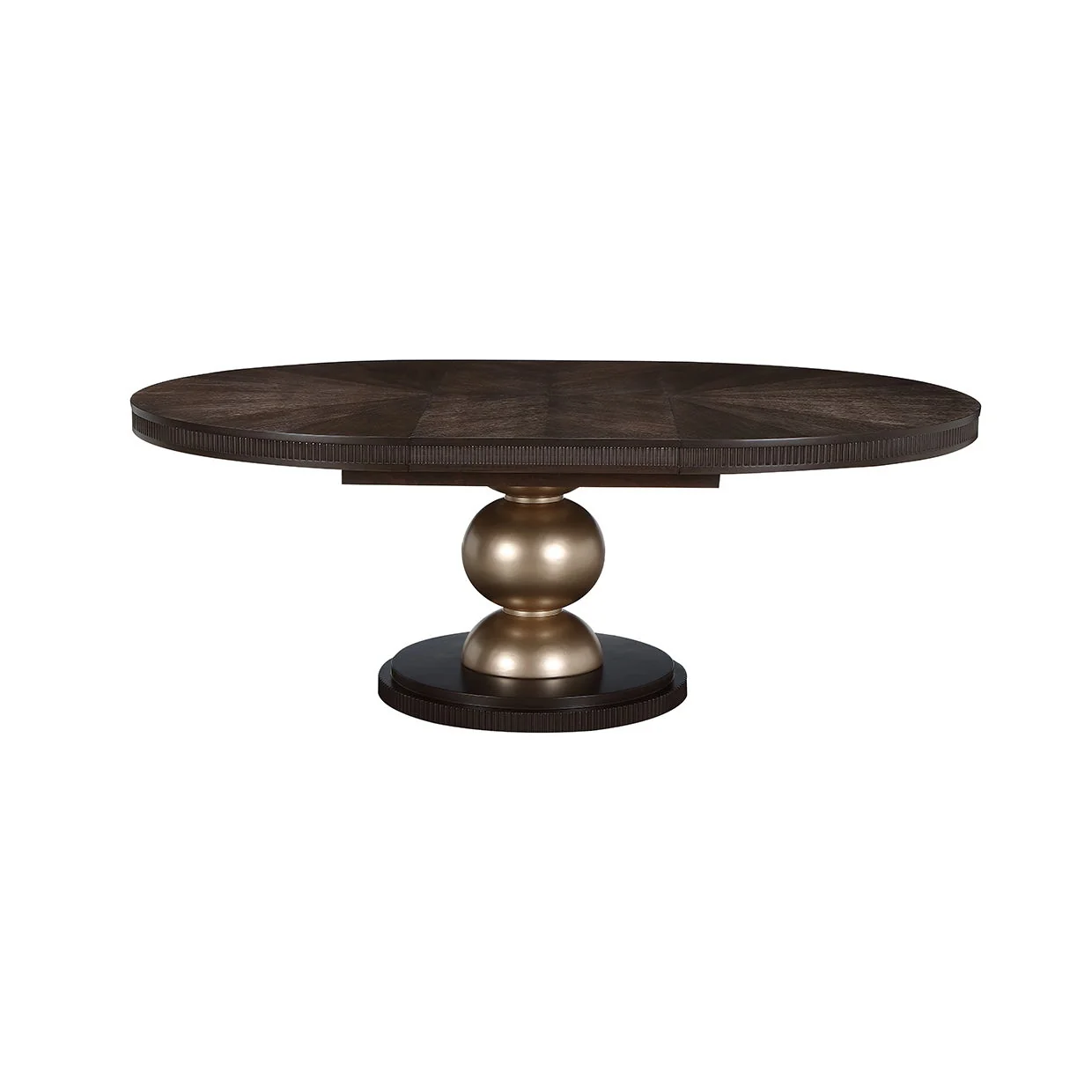 West Kensington - Oval Dining Table - Medium Espresso - Image 4