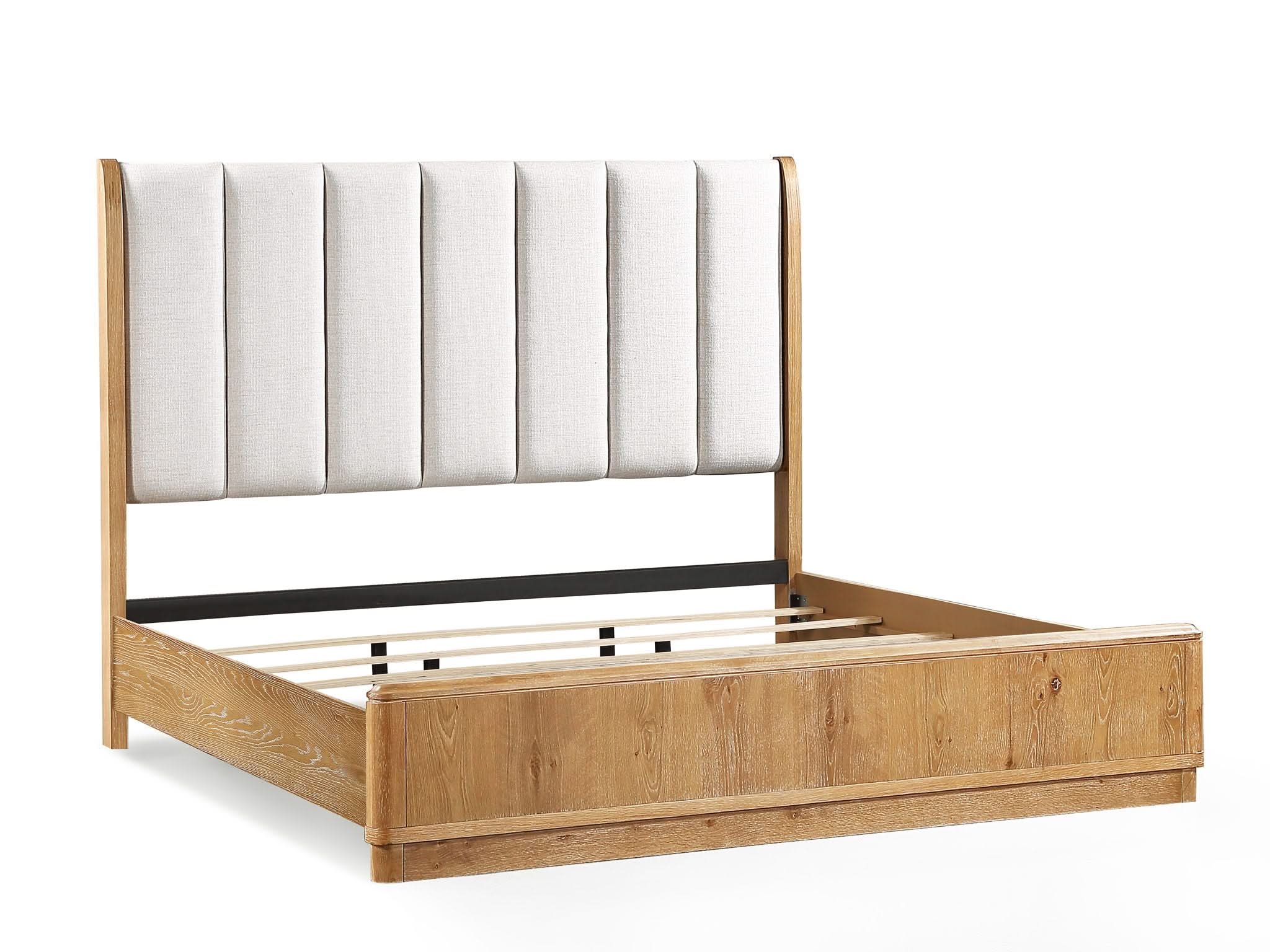 Westcott - Queen 5 Piece Bedroom Set - Cerused Natural - Image 4