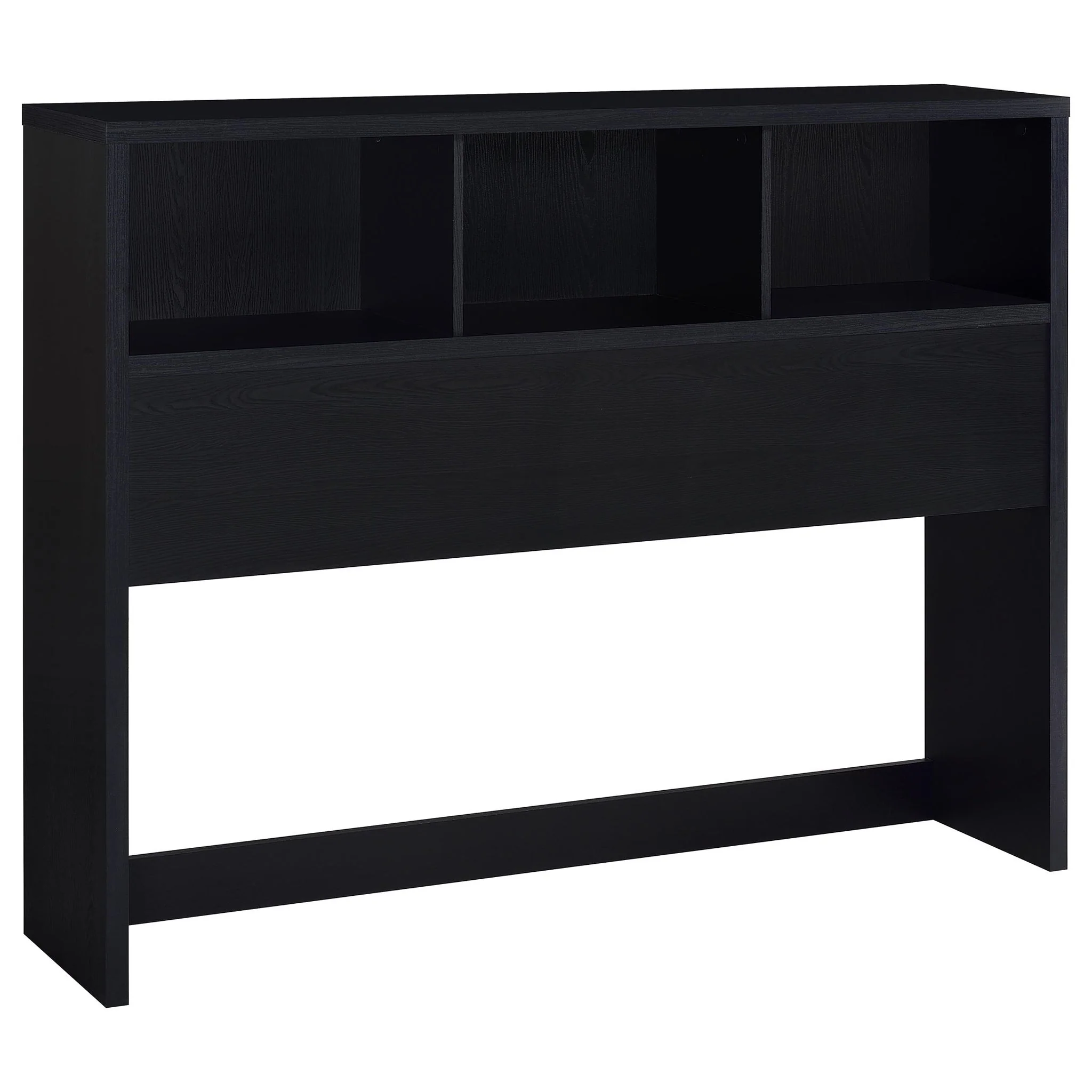 Westpark 3-piece Queen Bedroom Set Bookcase Headboard Black - Image 4