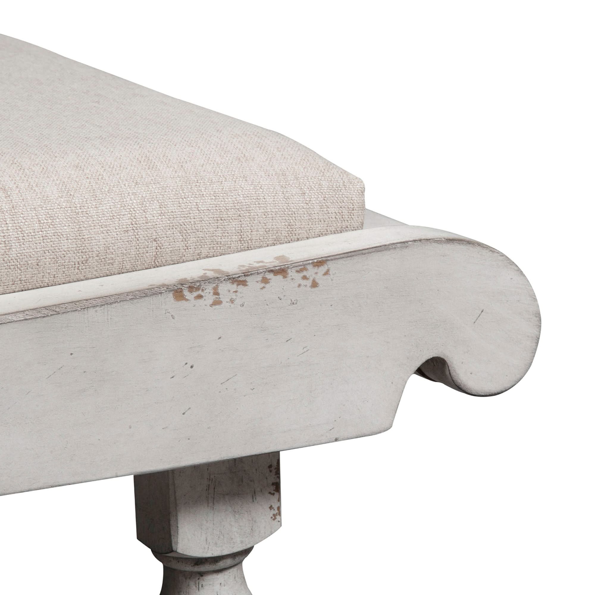 Whitney - Bench - Antique Linen / Weathered Gray - Image 3
