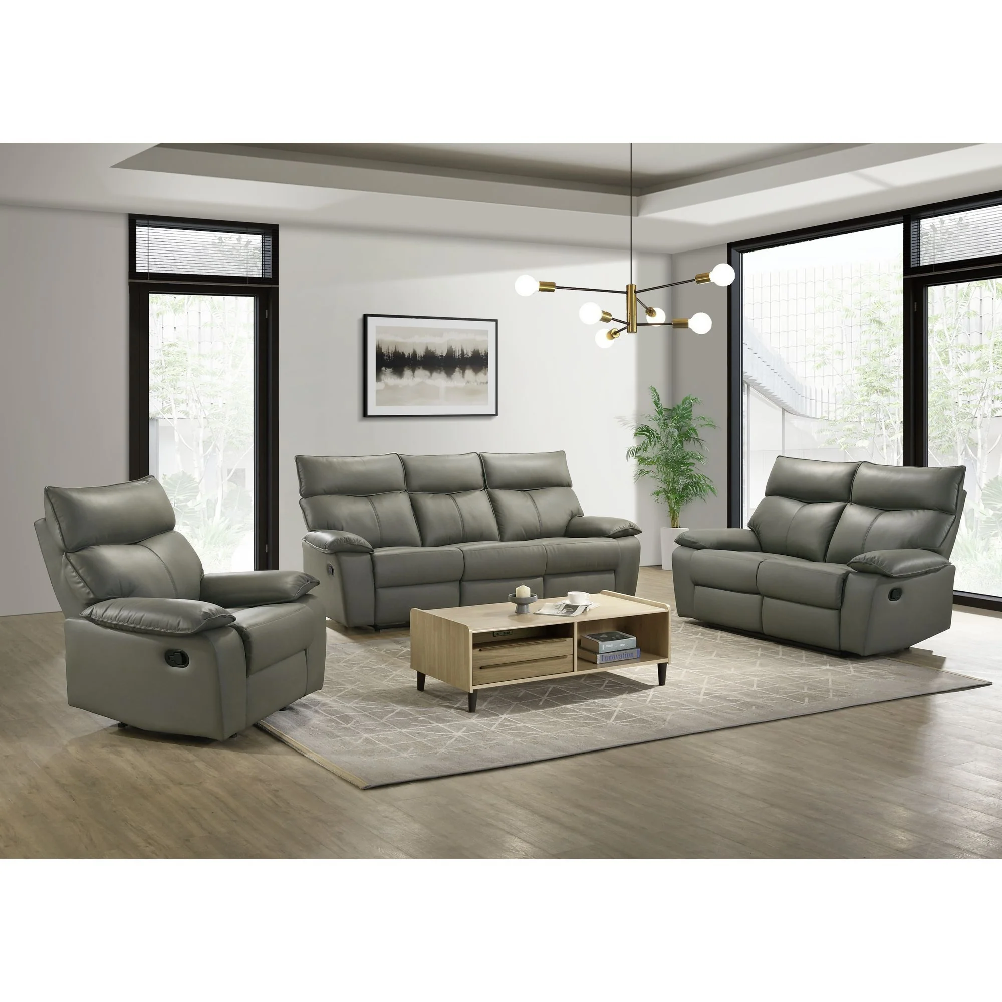 Wildcat - Motion Recliner - Gray - Image 2