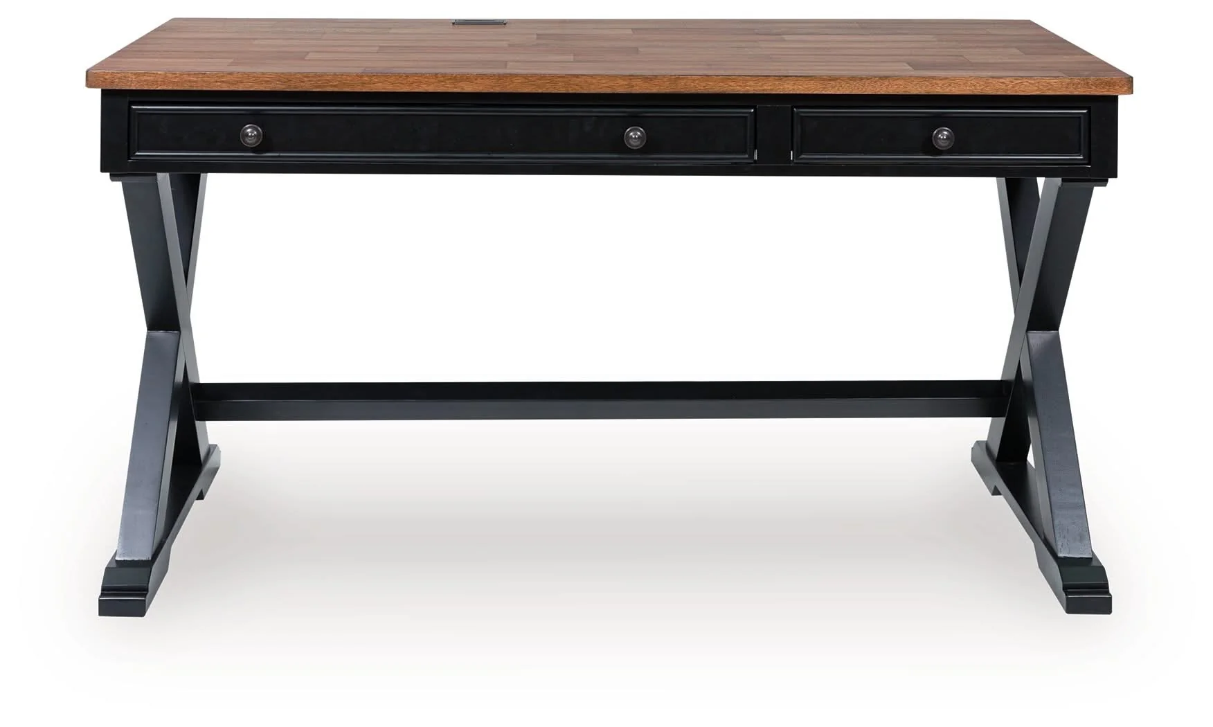Wildenauer - Home Office Desk - Brown / Black - Image 2