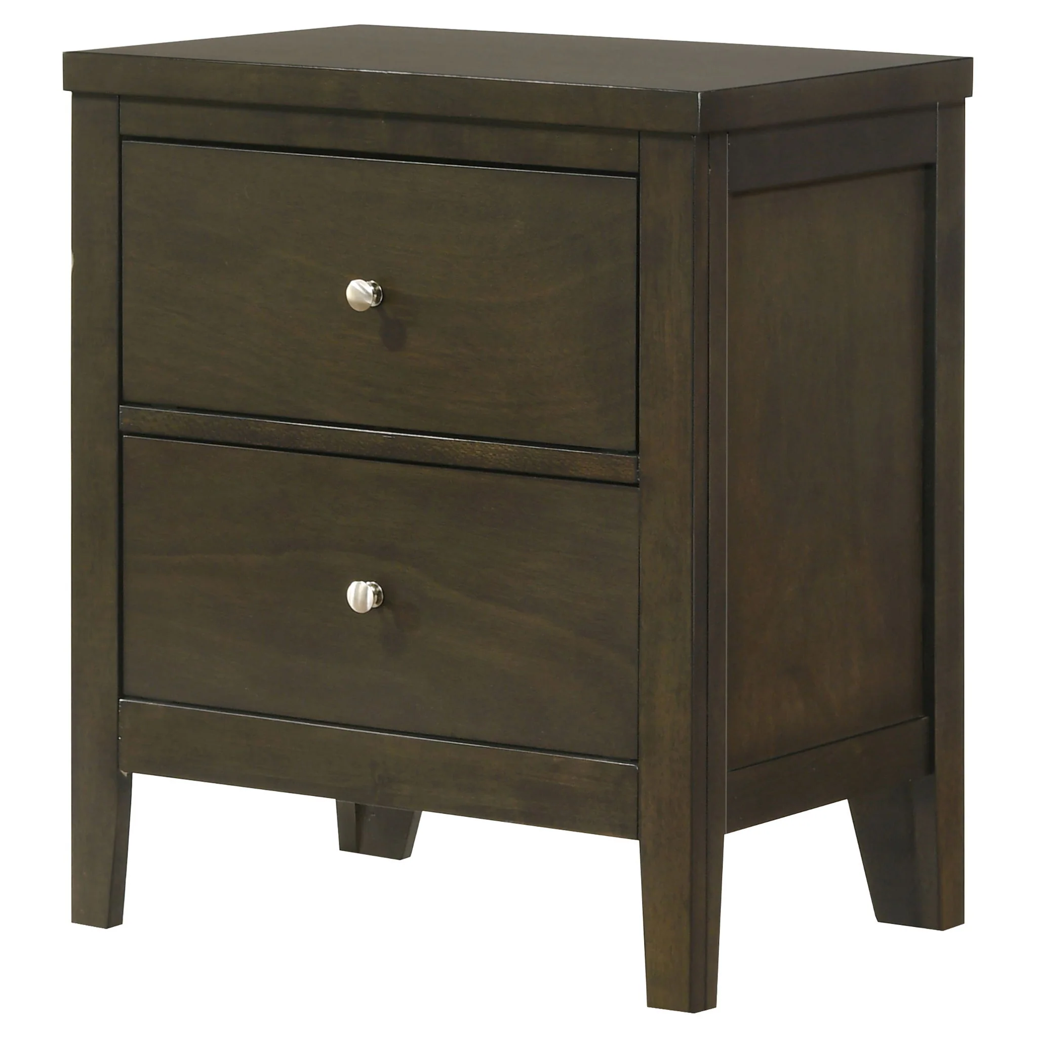 Wilkes 2-drawer Nightstand Bedside Table Dark Cocoa - Image 4